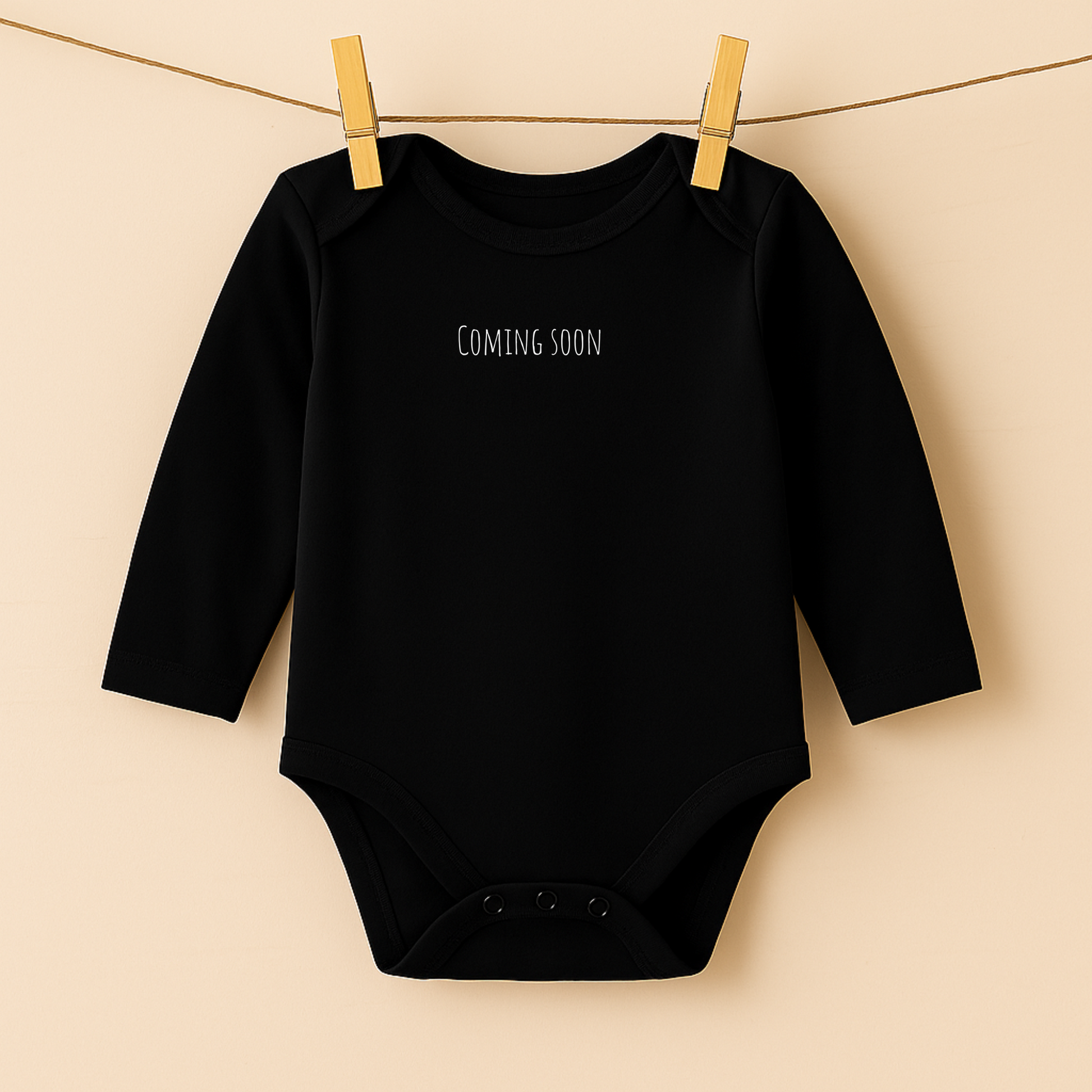 Romper zwart – lange mouw