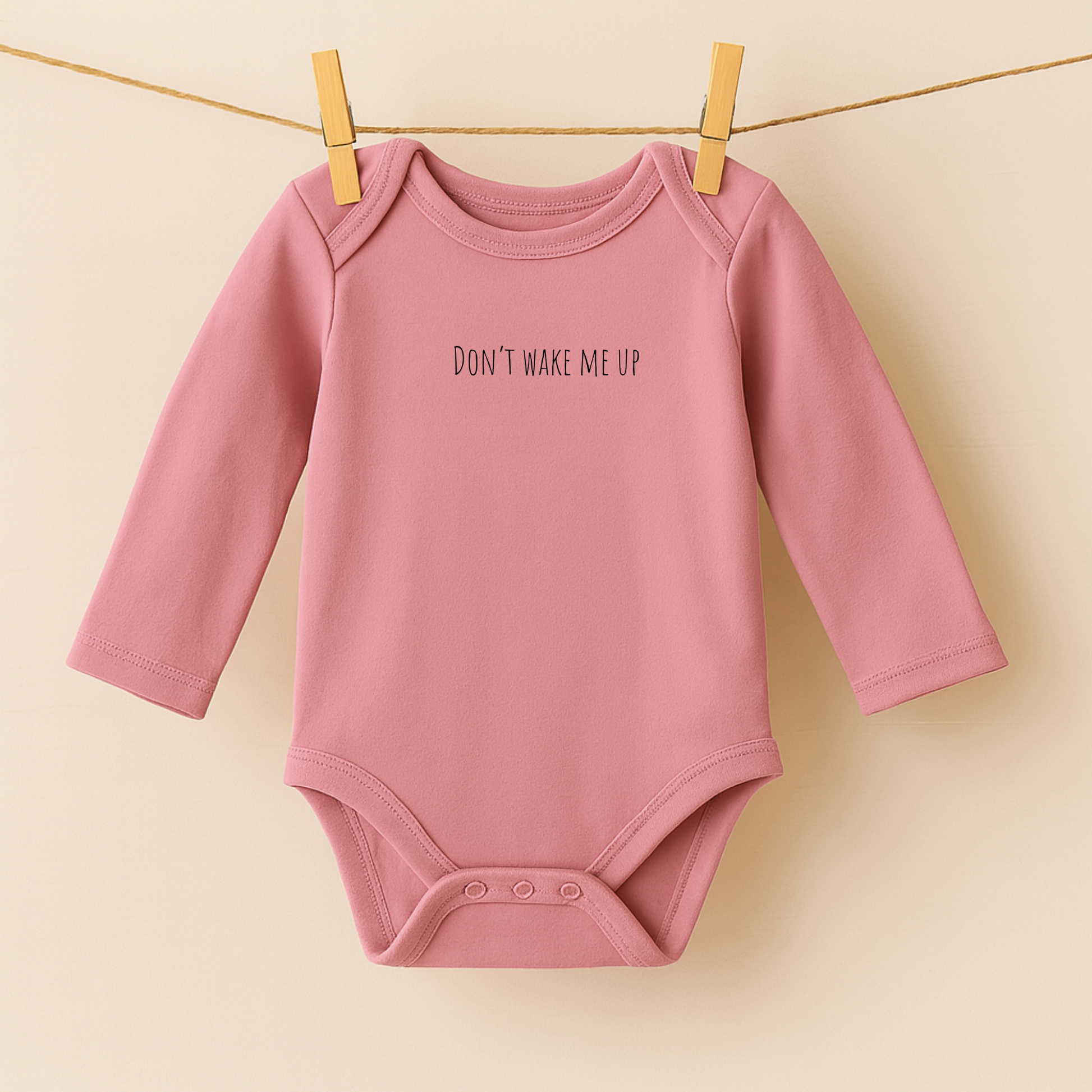 Romper roze – lange mouw