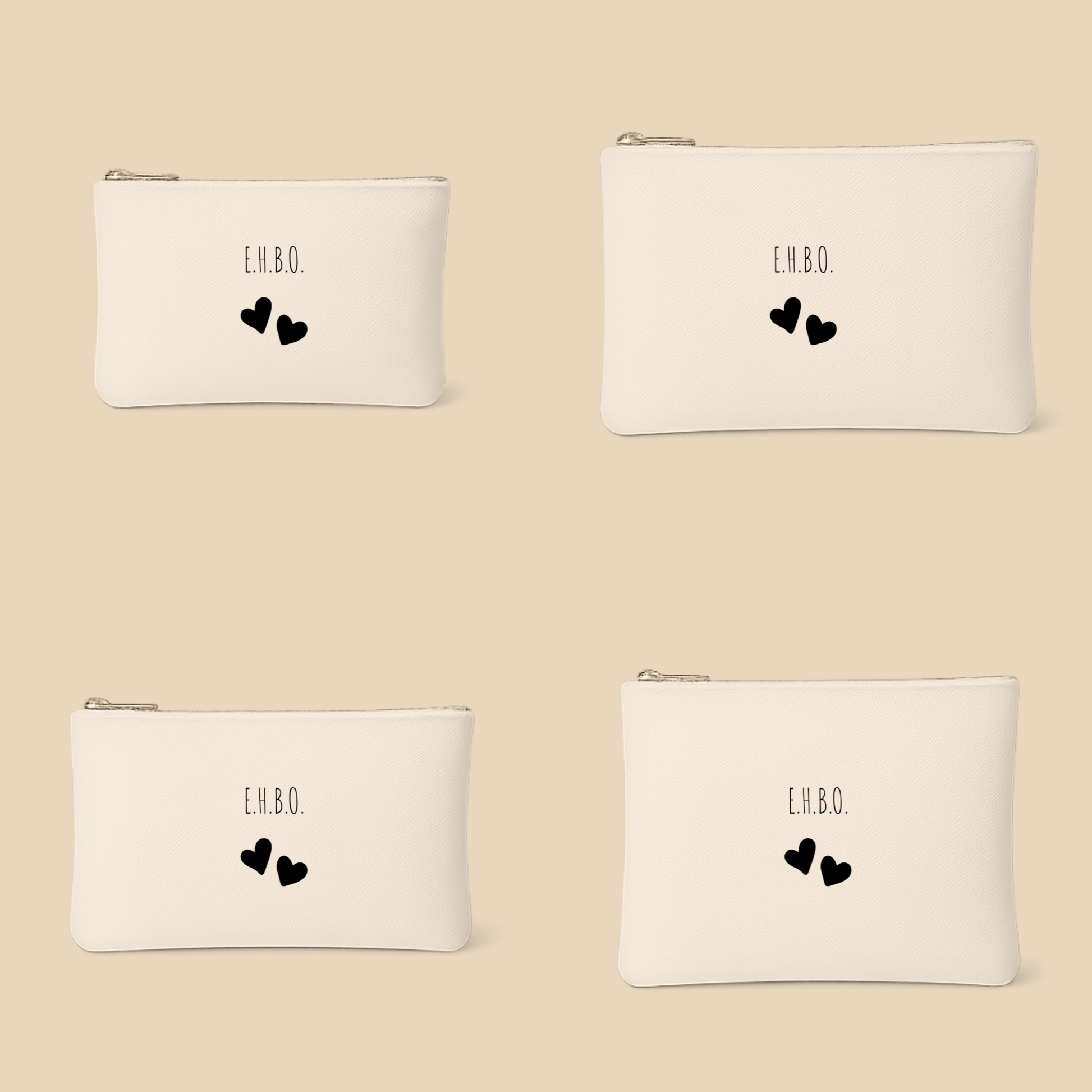 Etui zonder blok – persoonlijk bewaaretui voor mama & baby (lettertype Amatic SC)