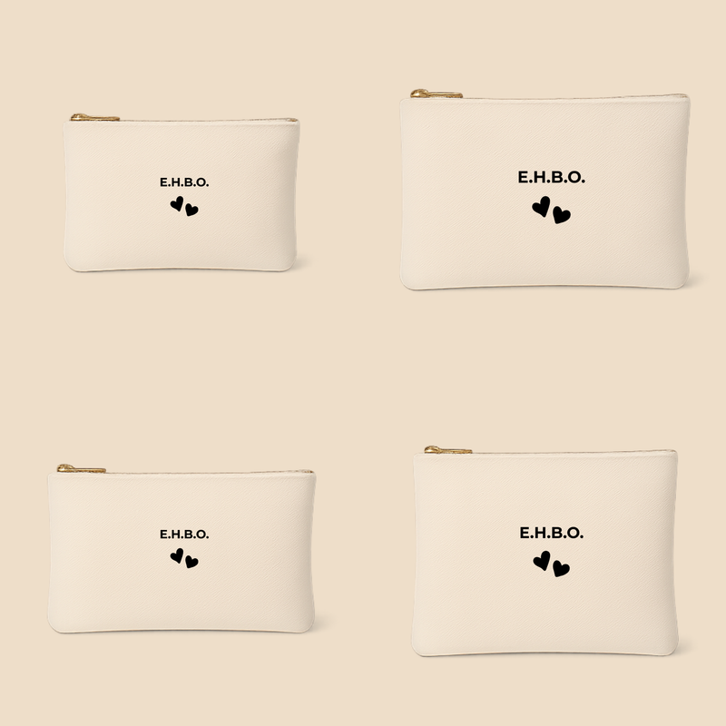 Etui zonder blok – persoonlijk bewaaretui voor mama & baby  (lettertype Montserrat)