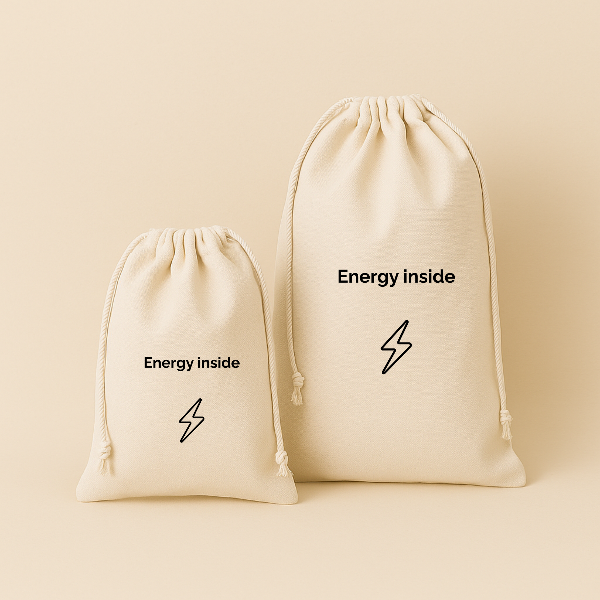 Gym- en zwemtas / Bewaarzak – stijlvol & praktisch (lettertype Raleway)