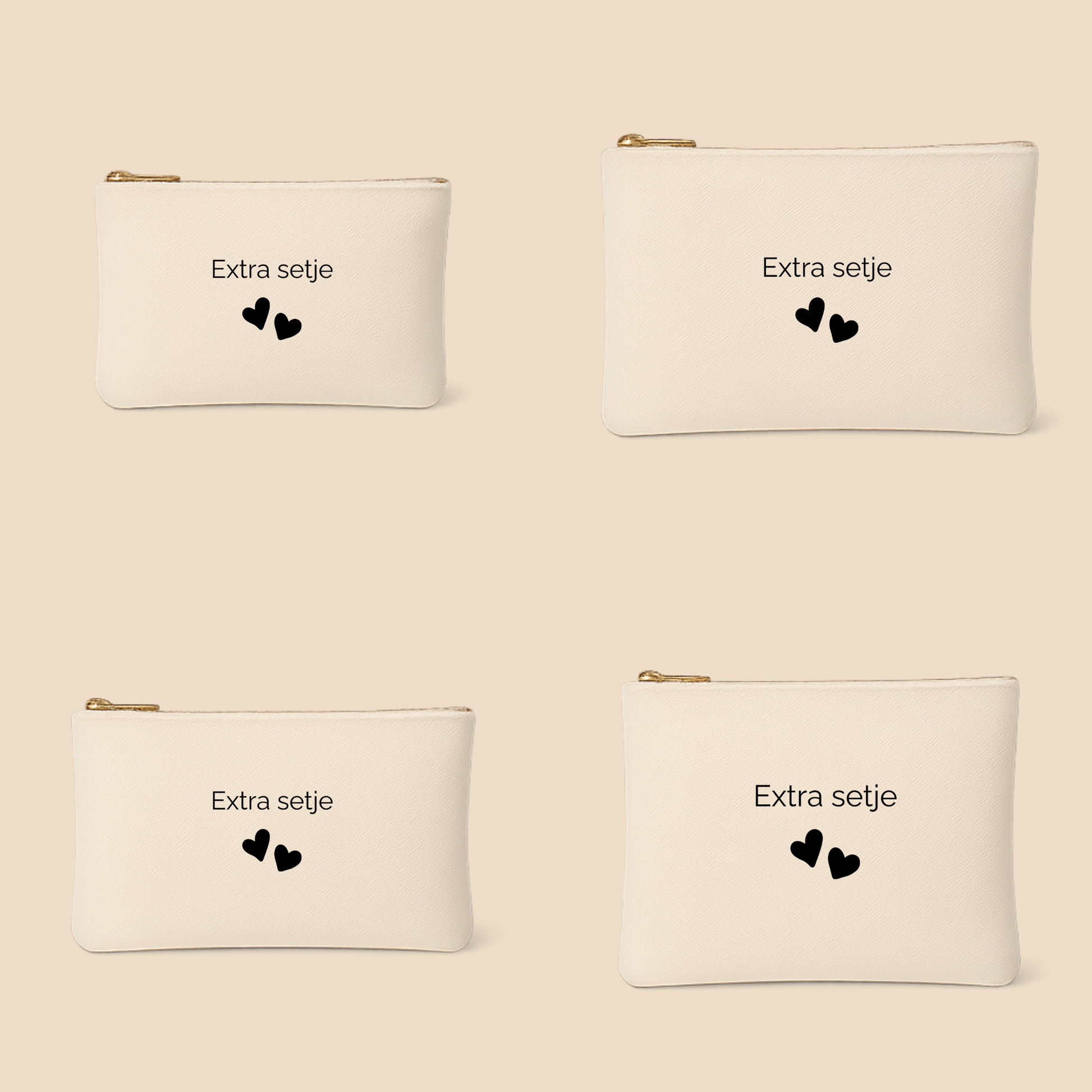 Etui zonder blok – persoonlijk bewaaretui voor mama & baby (lettertype Raleway)