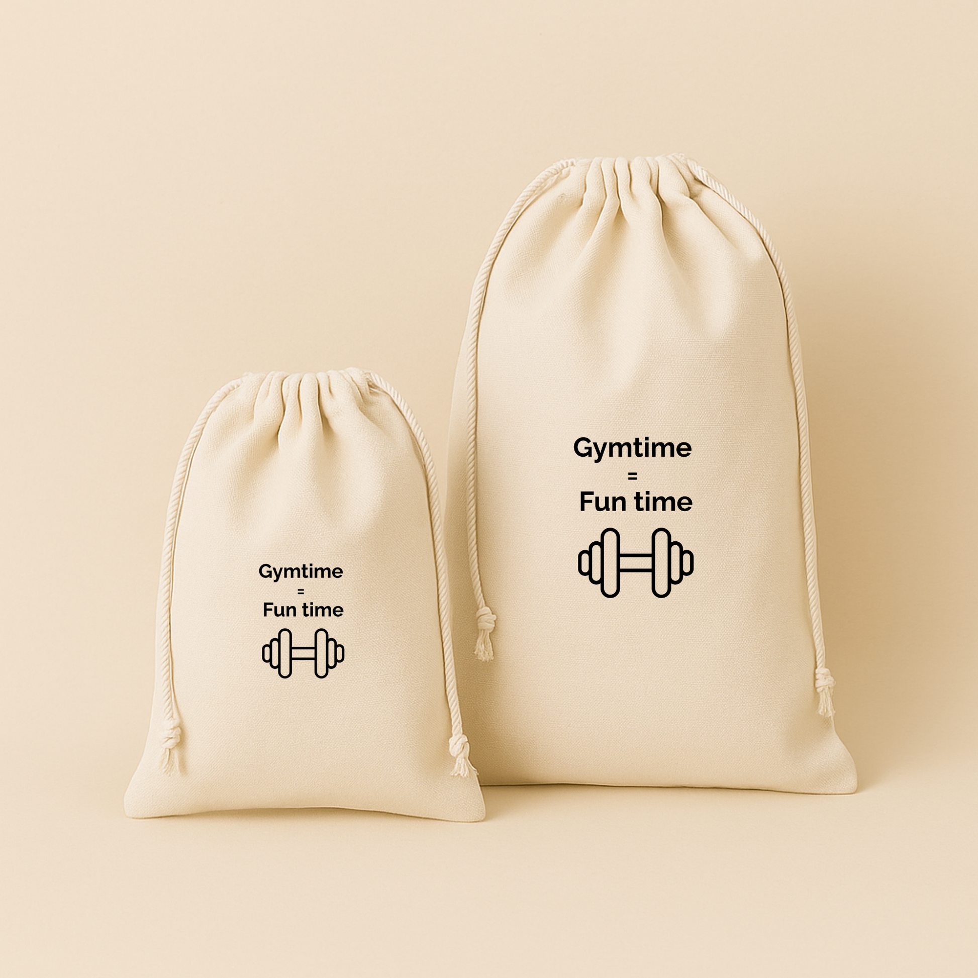 Gym- en zwemtas / Bewaarzak – stijlvol & praktisch (lettertype Raleway)