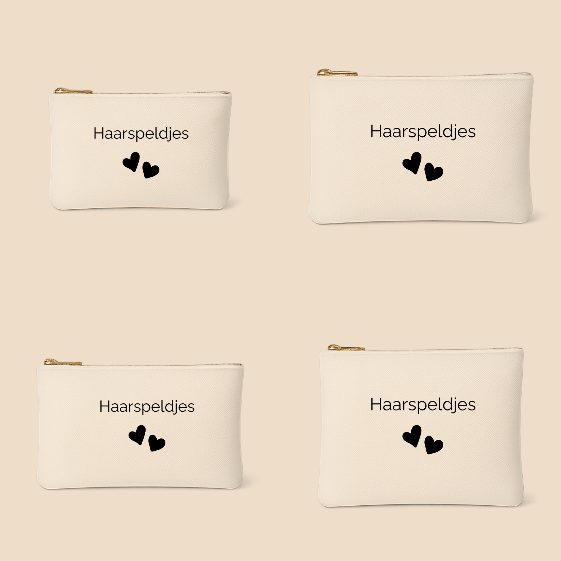 Etui zonder blok – persoonlijk bewaaretui voor mama & baby (lettertype Raleway)