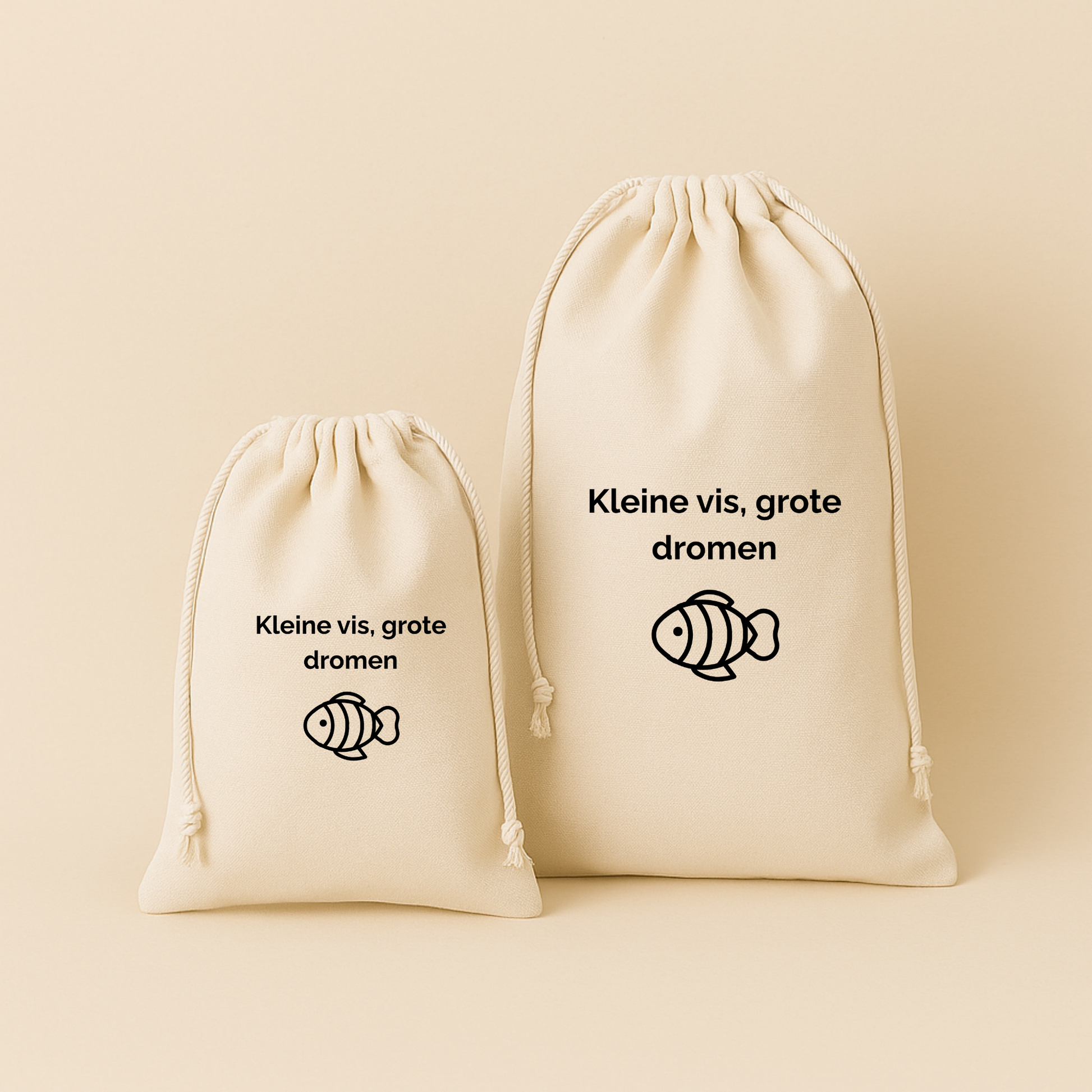 Gym- en zwemtas / Bewaarzak – stijlvol & praktisch (lettertype Raleway)