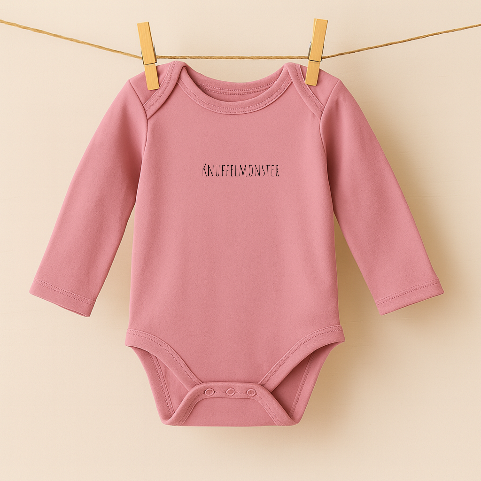 Romper roze – lange mouw