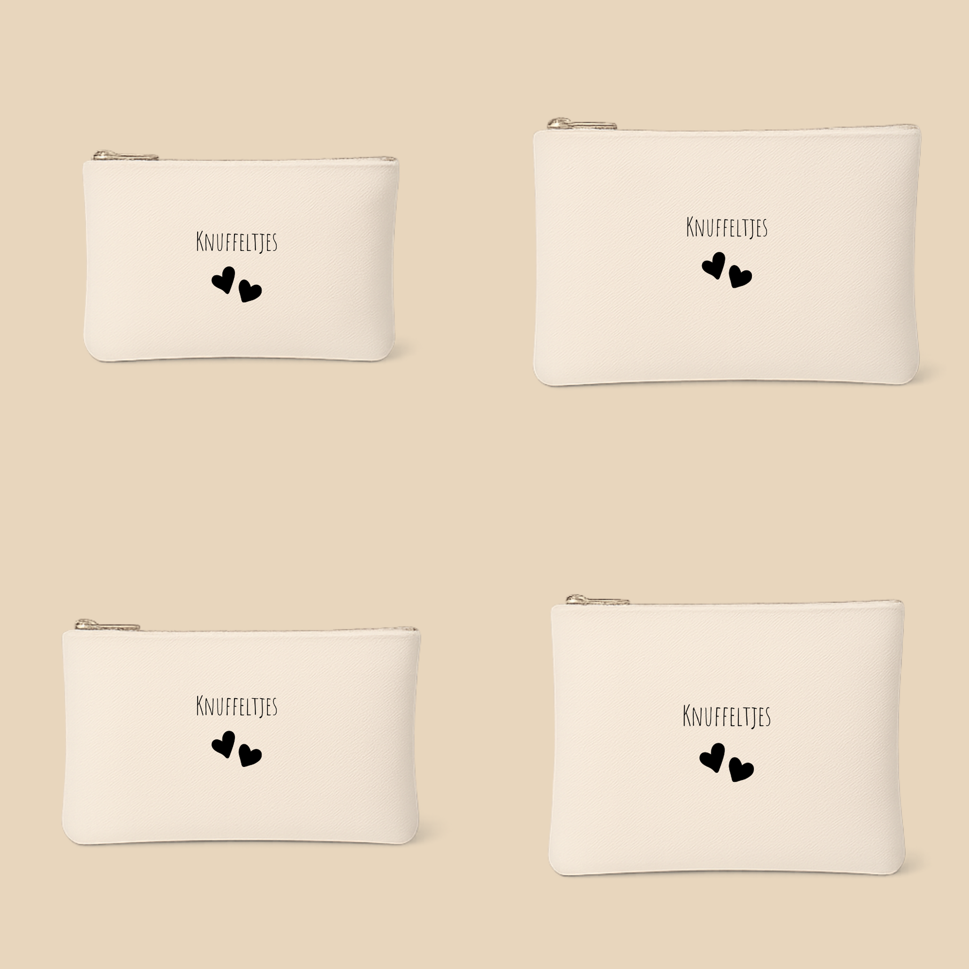 Etui zonder blok – persoonlijk bewaaretui voor mama & baby (lettertype Amatic SC)