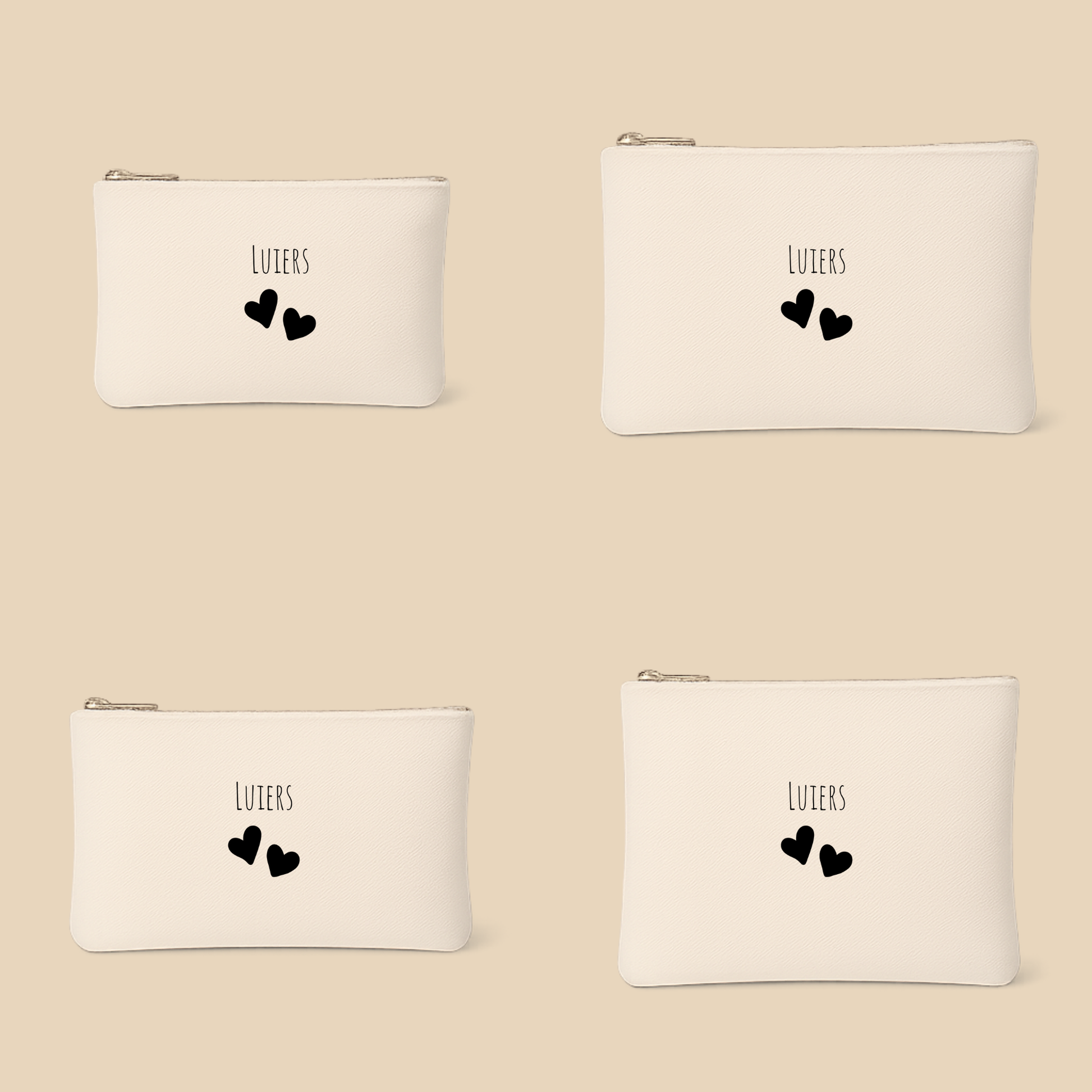 Etui zonder blok – persoonlijk bewaaretui voor mama & baby (lettertype Amatic SC)