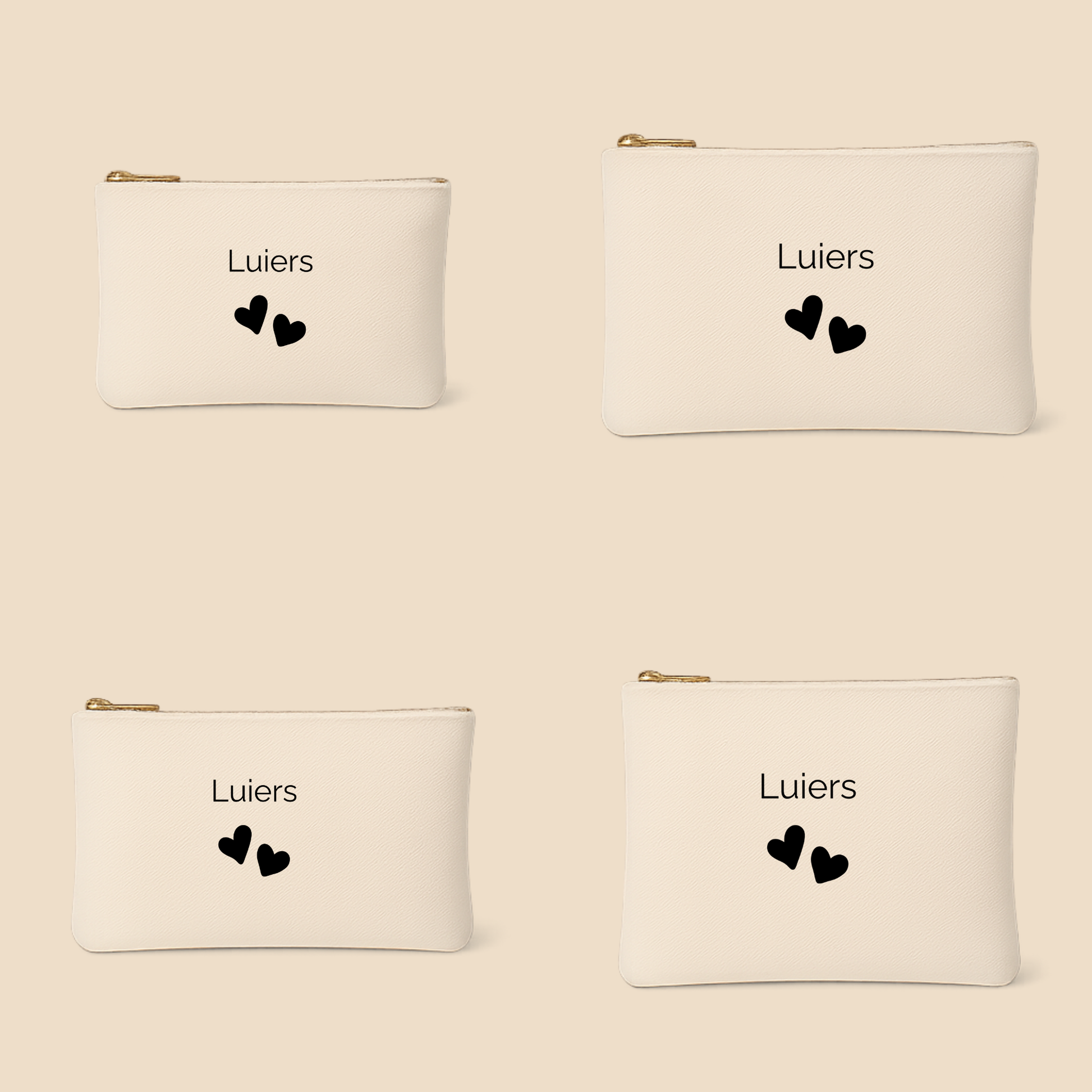 Etui zonder blok – persoonlijk bewaaretui voor mama & baby (lettertype Raleway)