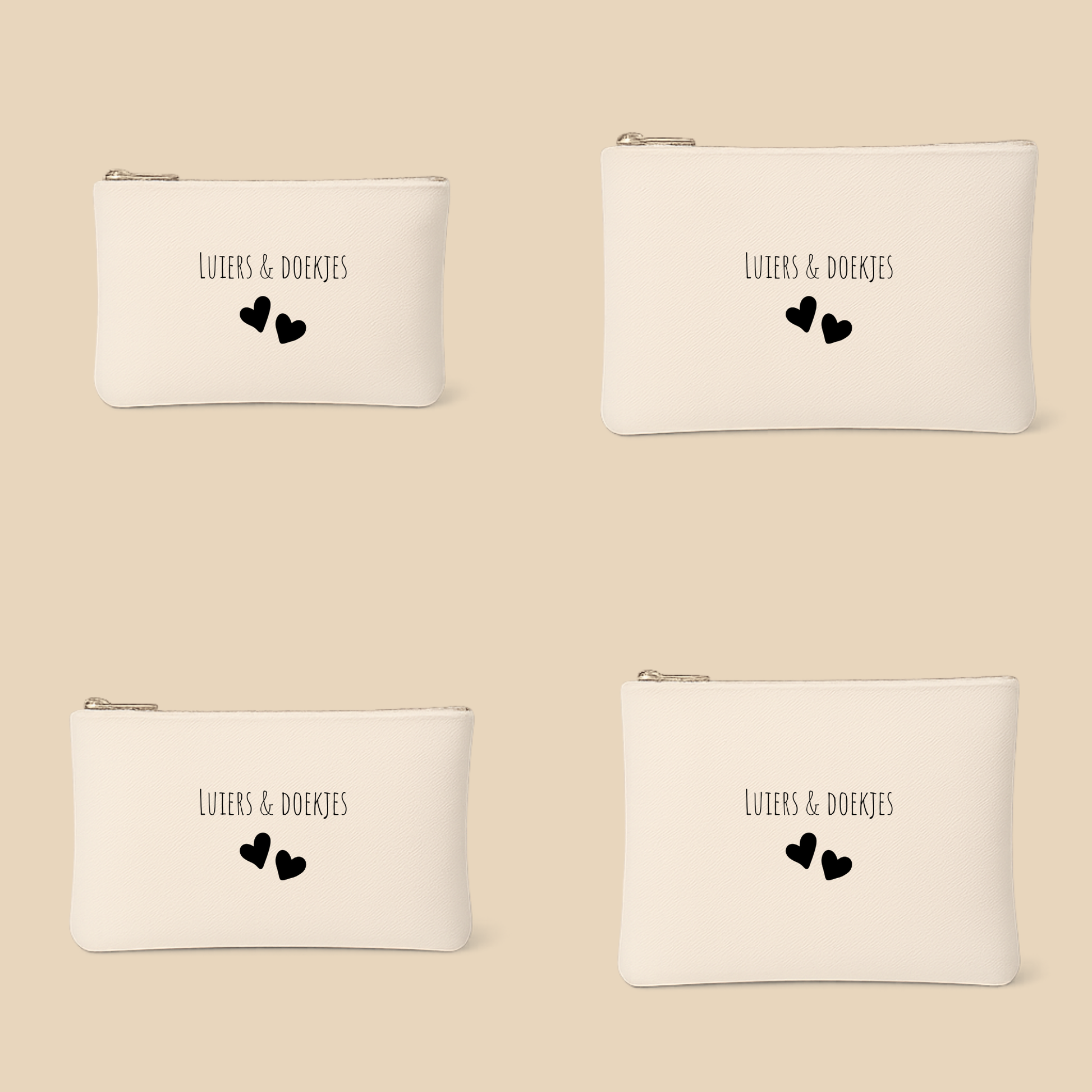 Etui zonder blok – persoonlijk bewaaretui voor mama & baby (lettertype Amatic SC)