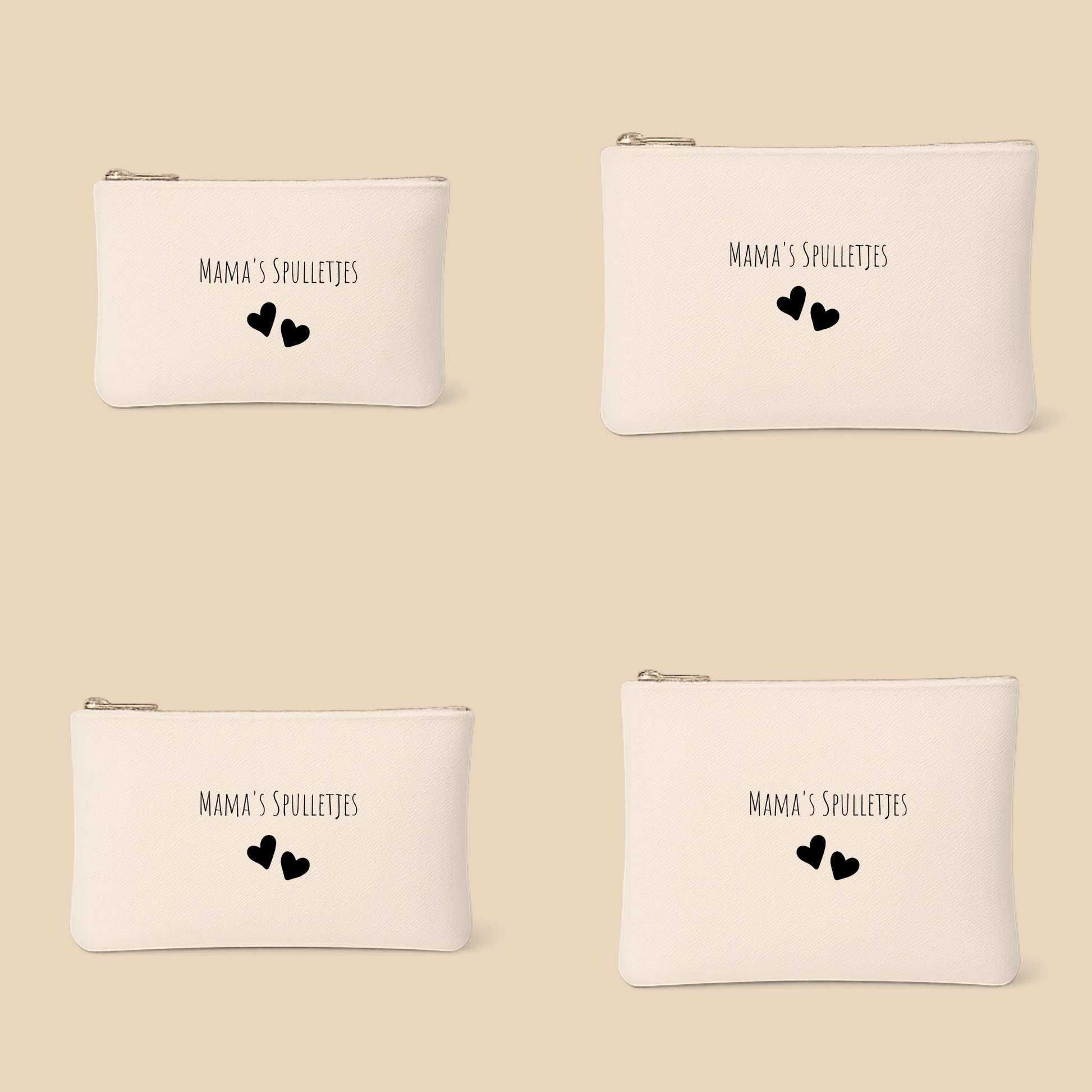 Etui zonder blok – persoonlijk bewaaretui voor mama & baby (lettertype Amatic SC)