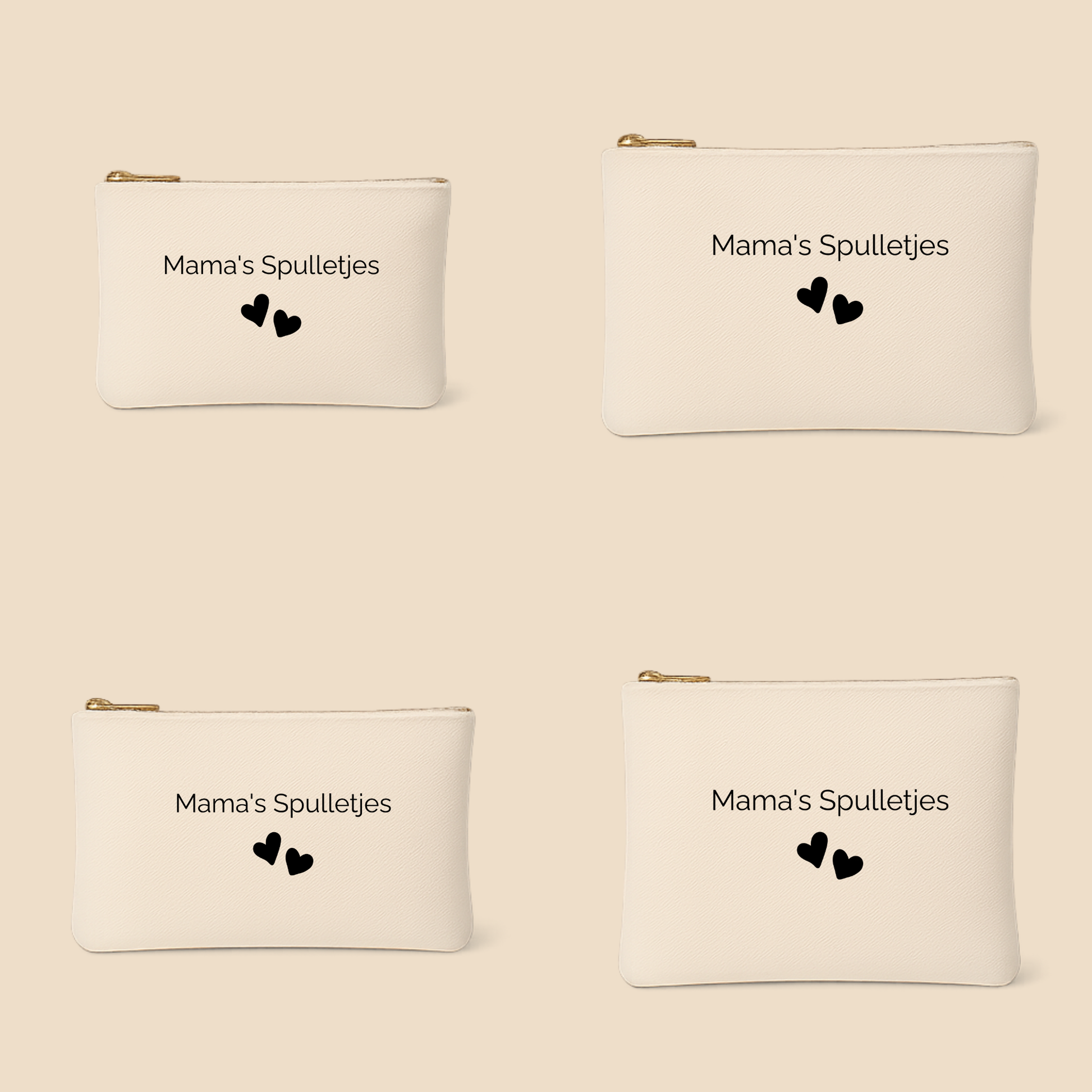 Etui zonder blok – persoonlijk bewaaretui voor mama & baby (lettertype Raleway)