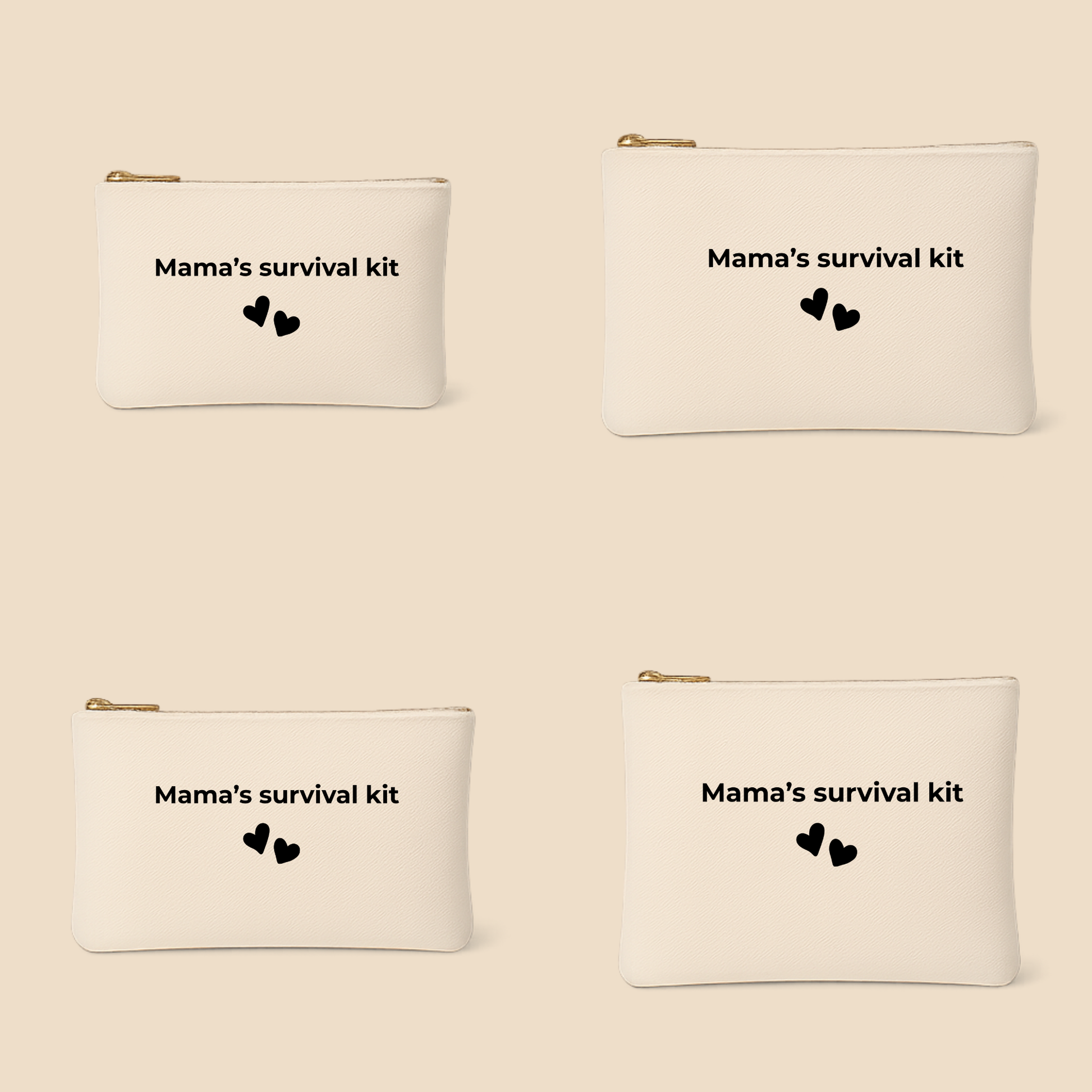 Etui zonder blok – persoonlijk bewaaretui voor mama & baby  (lettertype Montserrat)