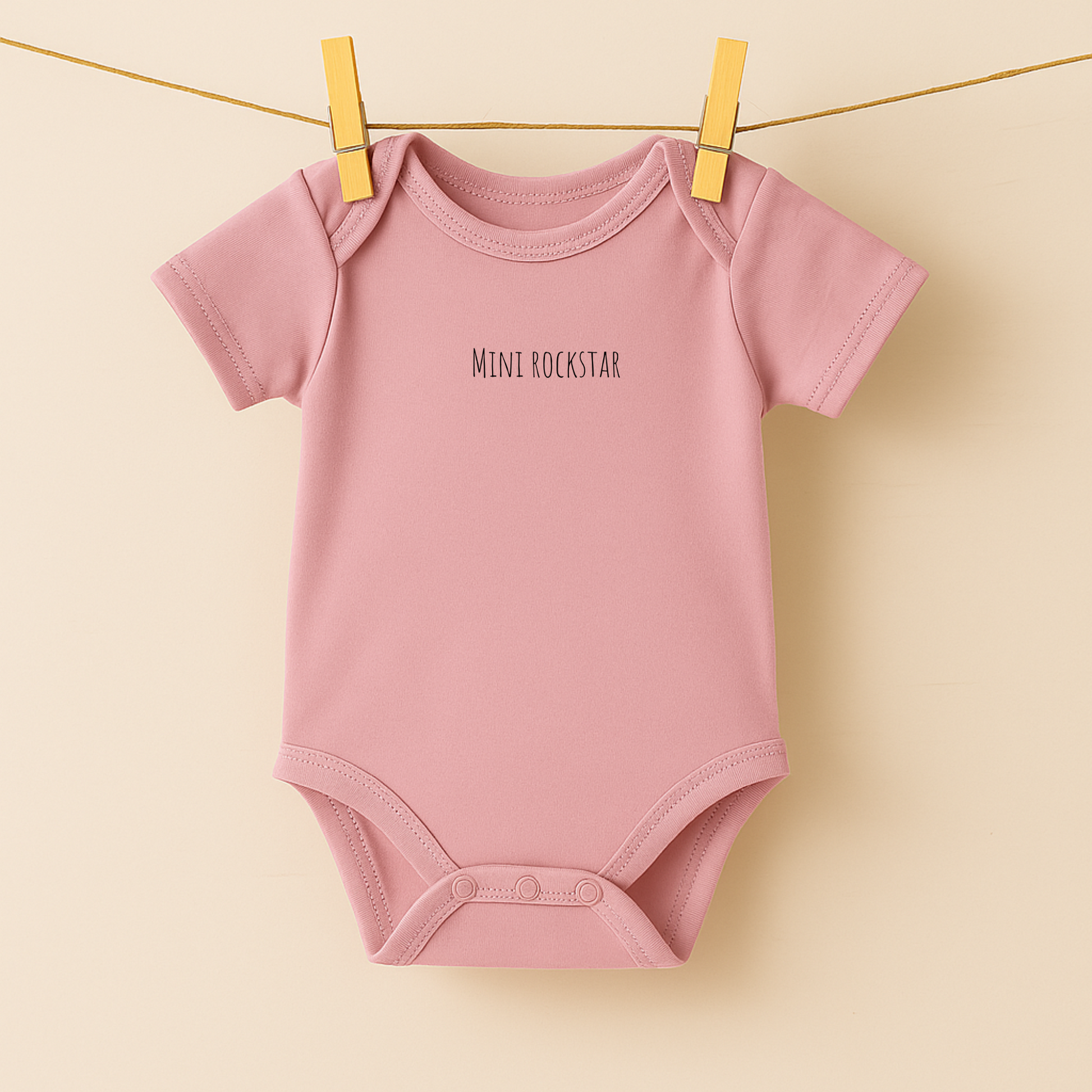 Romper roze – korte mouw