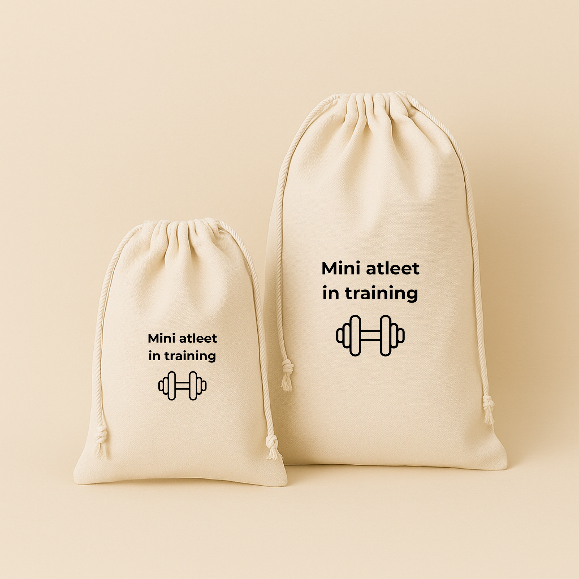 Gym- en zwemtas / Bewaarzak – persoonlijk & multifunctioneel (lettertype Montserrat)