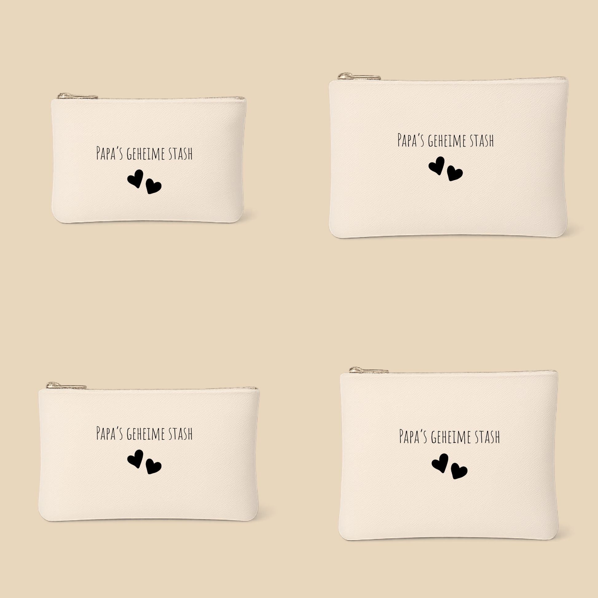 Etui zonder blok – persoonlijk bewaaretui voor mama & baby (lettertype Amatic SC)