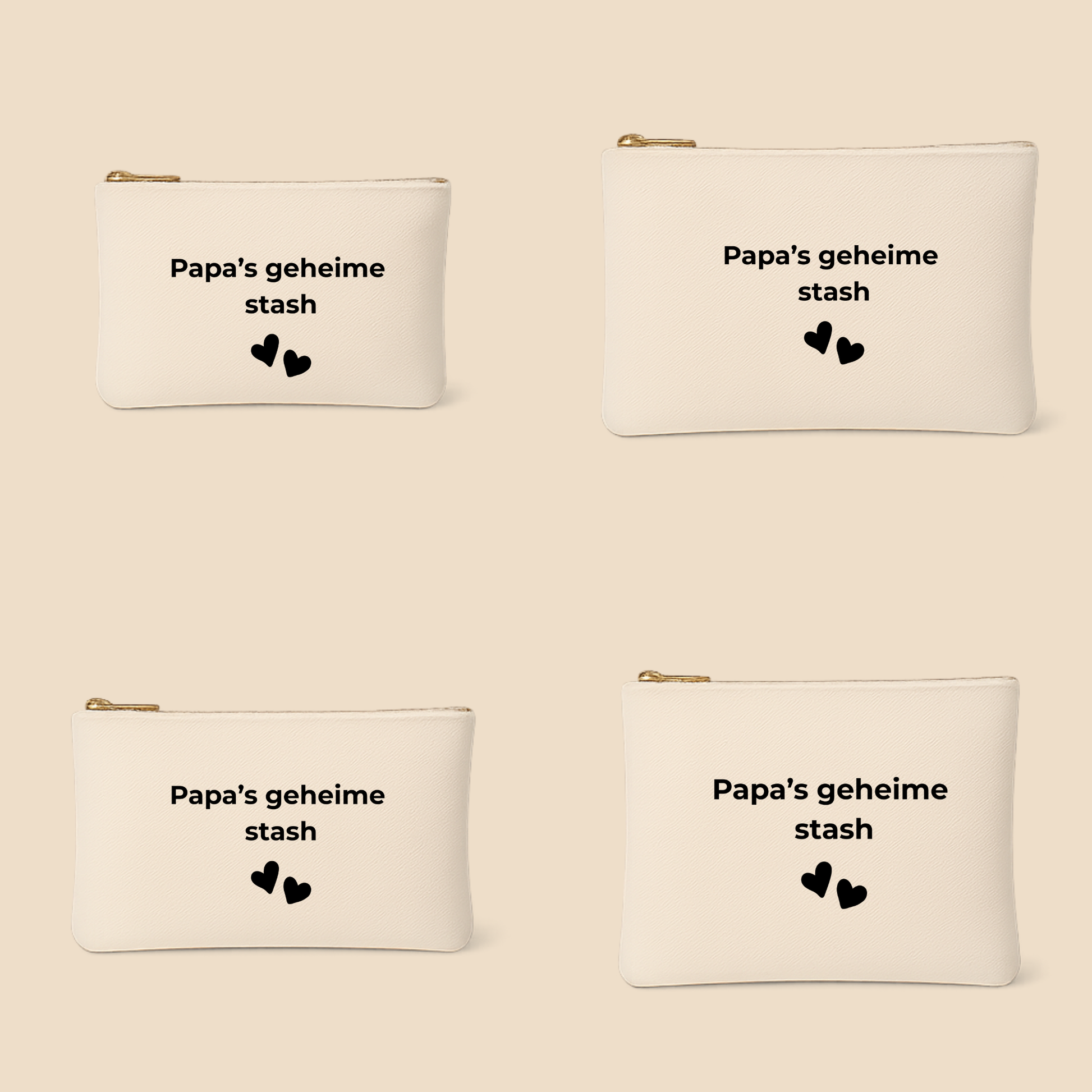 Etui zonder blok – persoonlijk bewaaretui voor mama & baby  (lettertype Montserrat)