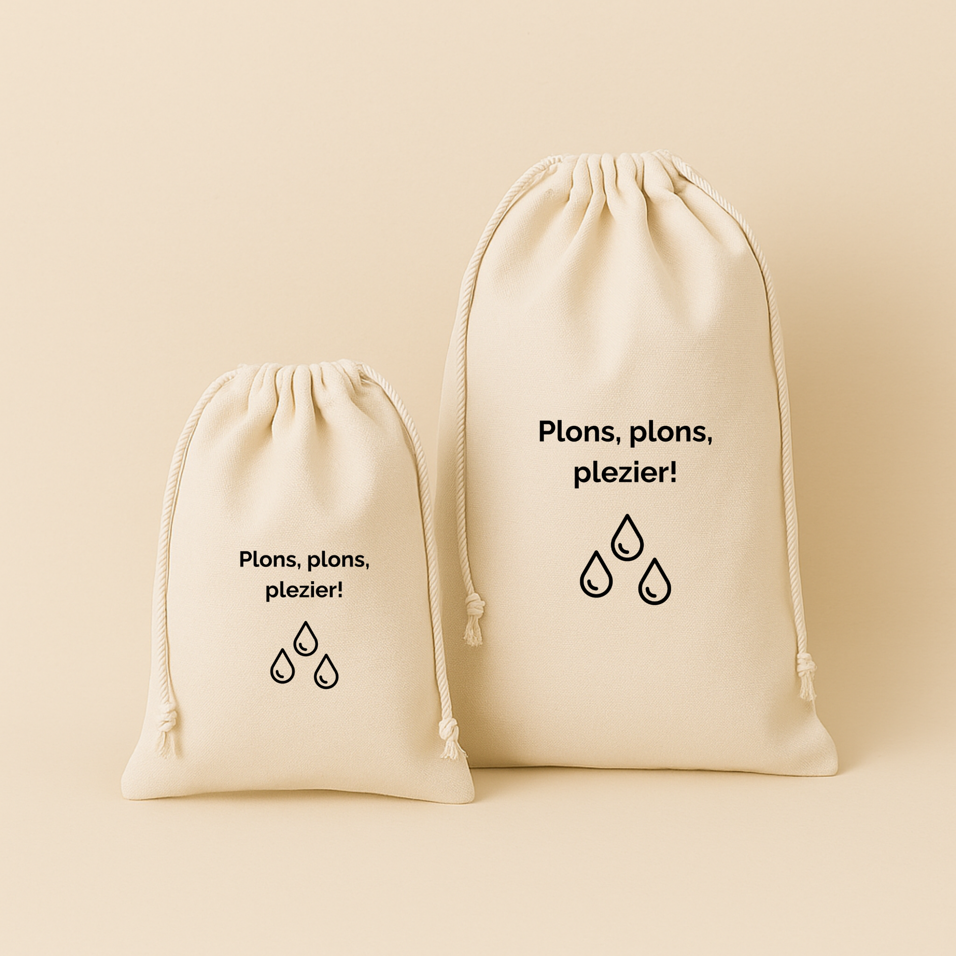 Gym- en zwemtas / Bewaarzak – stijlvol & praktisch (lettertype Raleway)