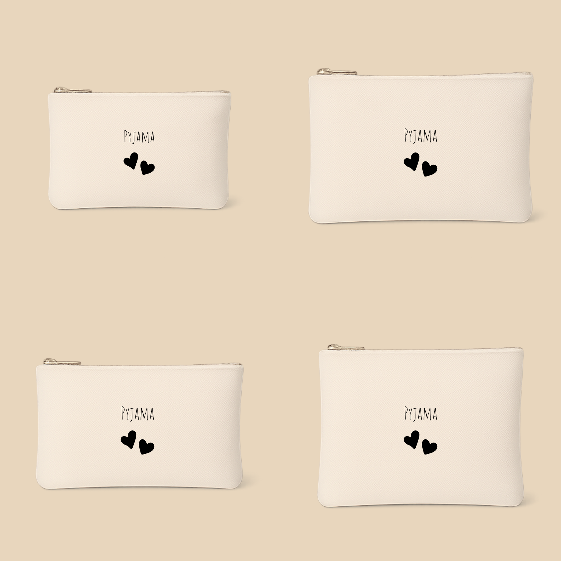 Etui zonder blok – persoonlijk bewaaretui voor mama & baby (lettertype Amatic SC)