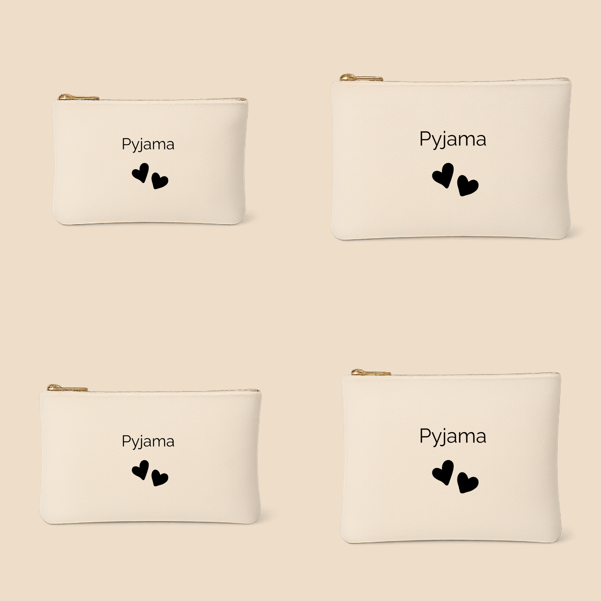 Etui zonder blok – persoonlijk bewaaretui voor mama & baby (lettertype Raleway)