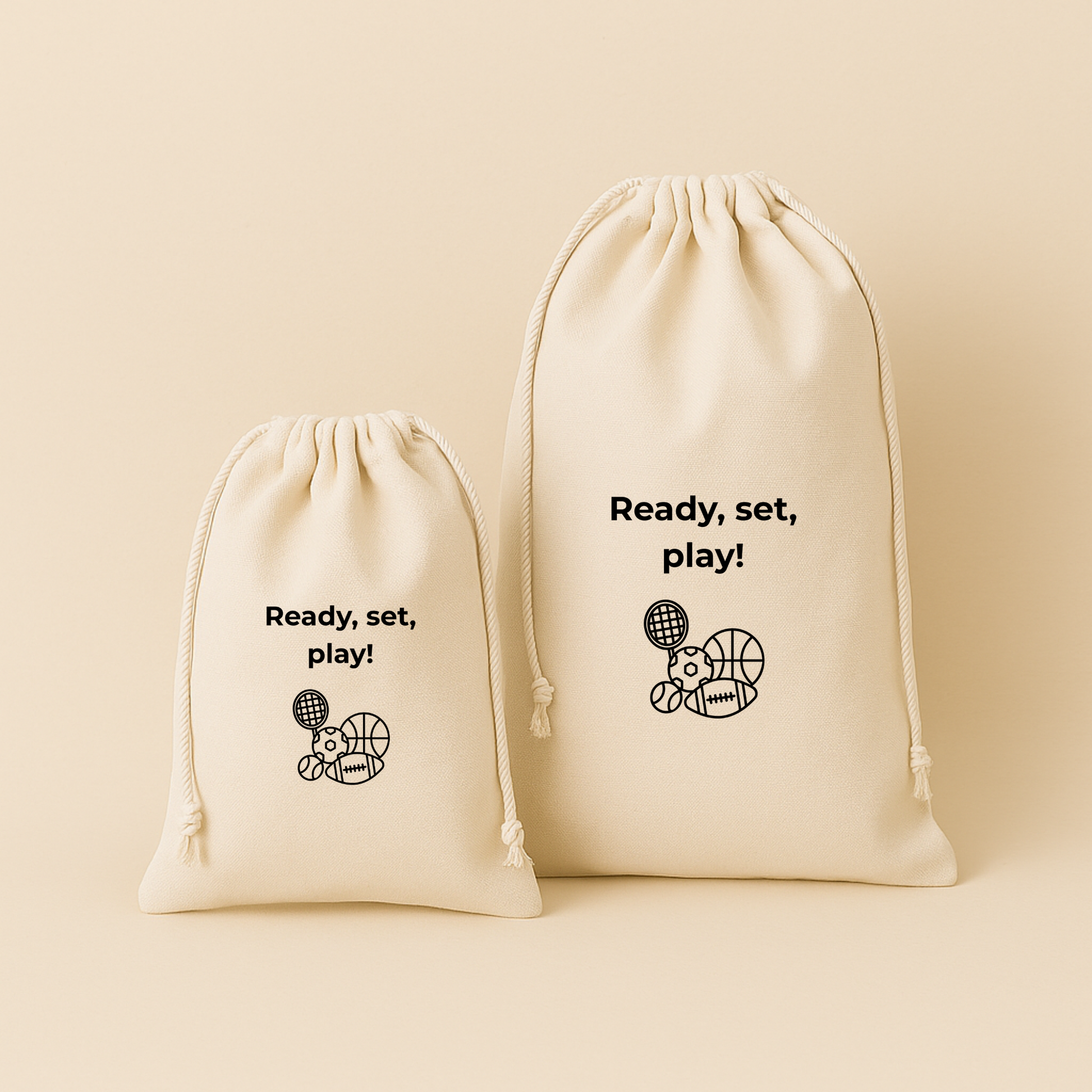 Gym- en zwemtas / Bewaarzak – persoonlijk & multifunctioneel (lettertype Montserrat)