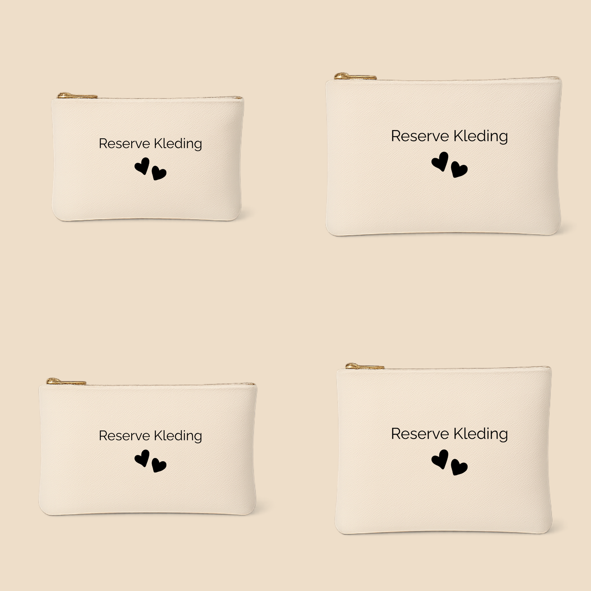 Etui zonder blok – persoonlijk bewaaretui voor mama & baby (lettertype Raleway)