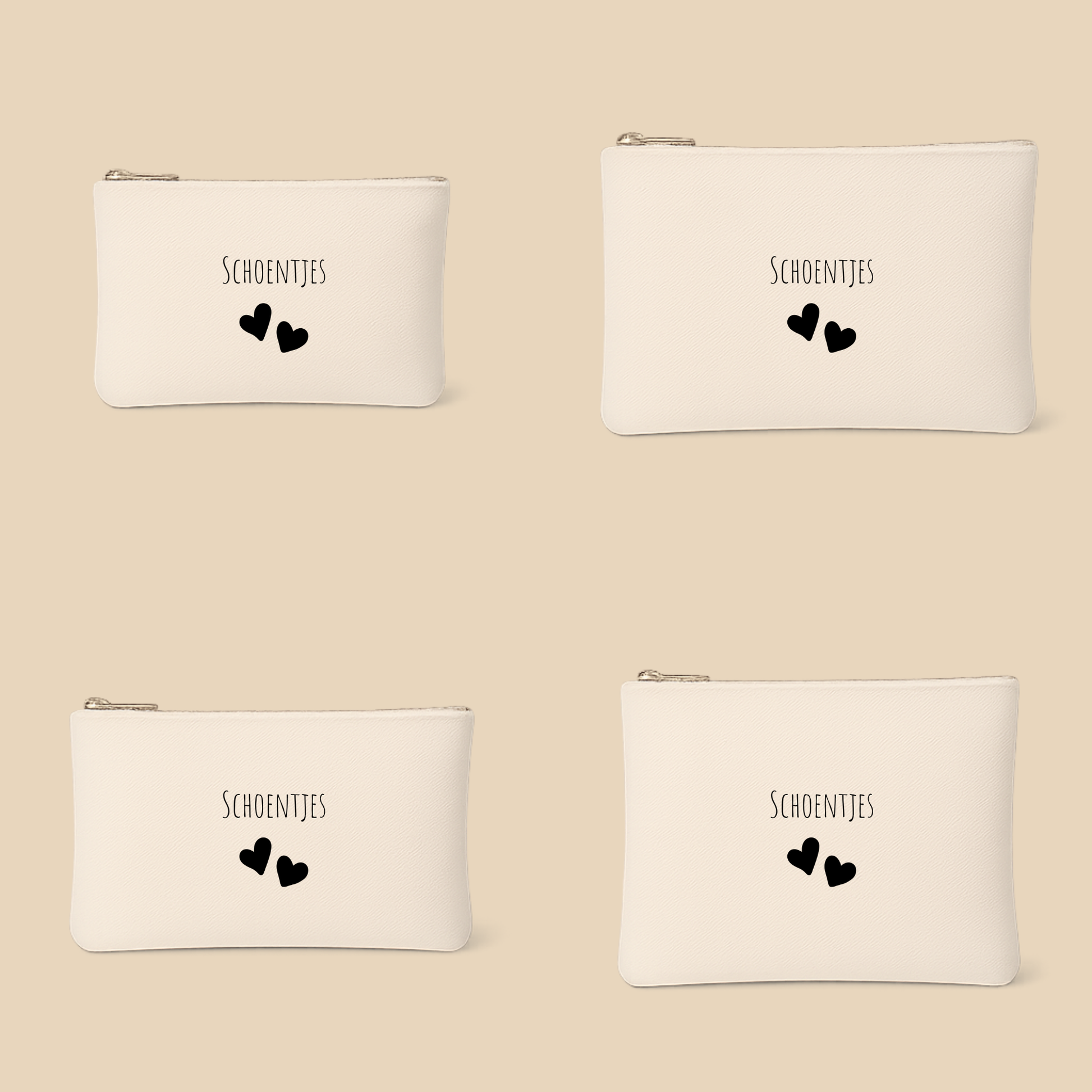 Etui zonder blok – persoonlijk bewaaretui voor mama & baby (lettertype Amatic SC)