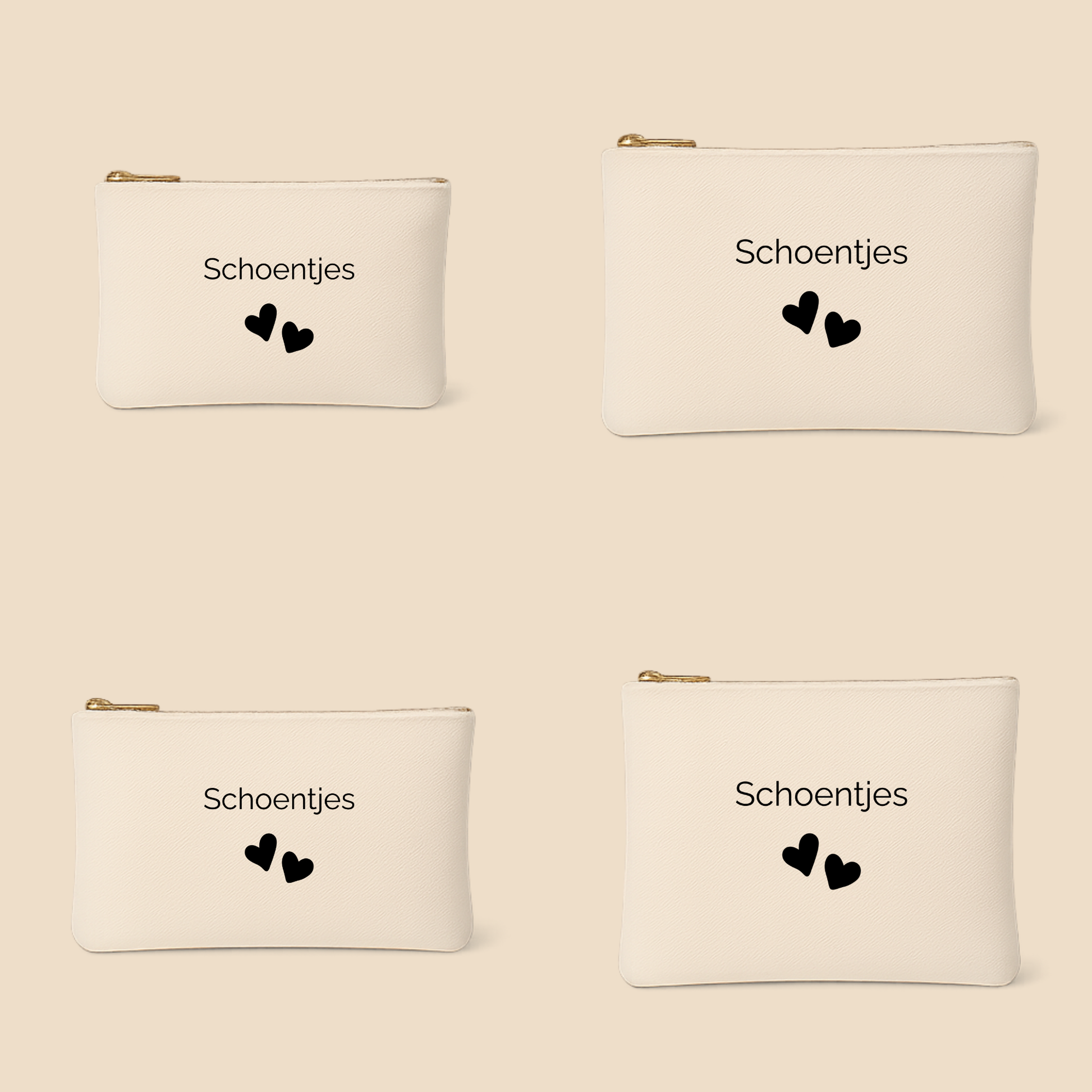 Etui zonder blok – persoonlijk bewaaretui voor mama & baby (lettertype Raleway)