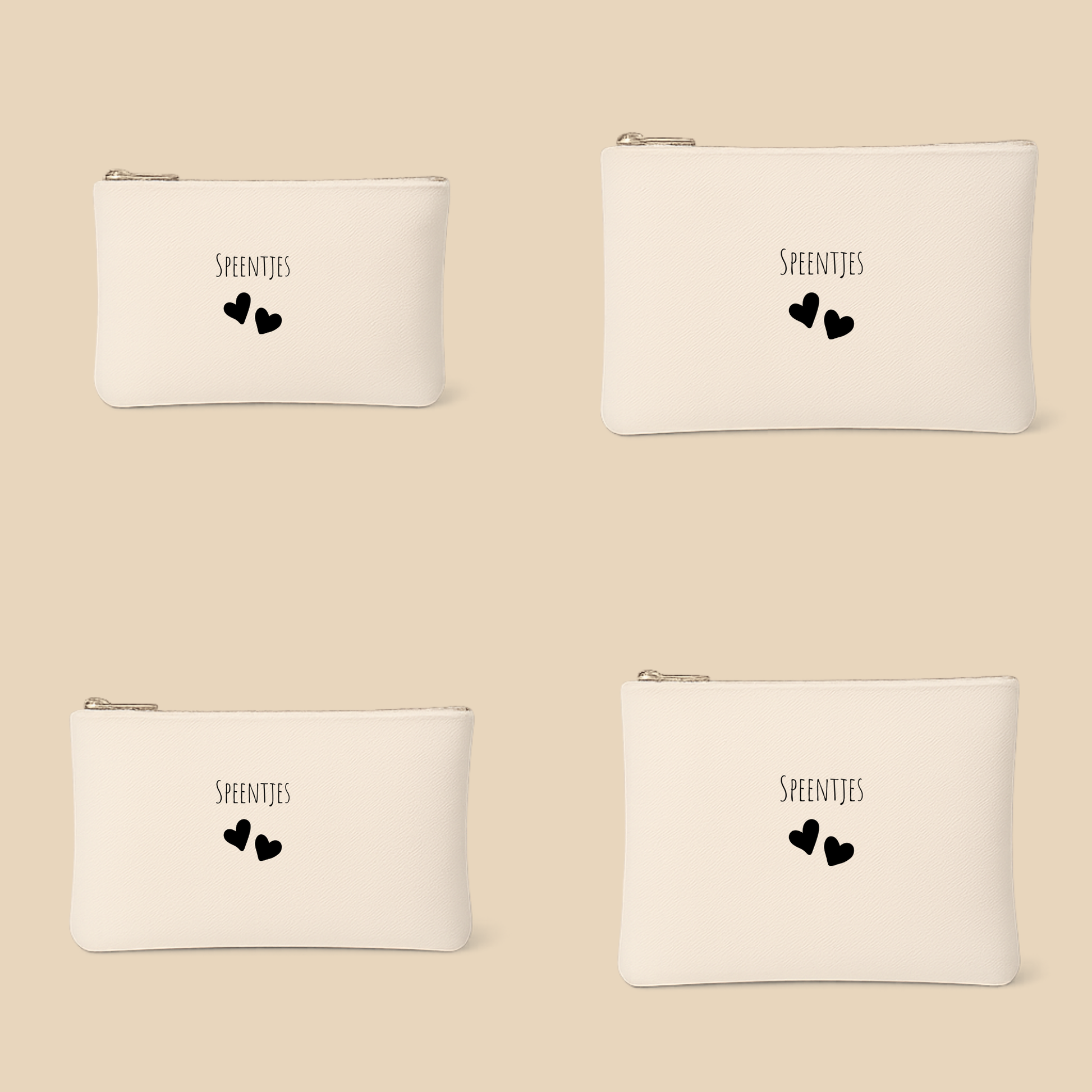 Etui zonder blok – persoonlijk bewaaretui voor mama & baby (lettertype Amatic SC)