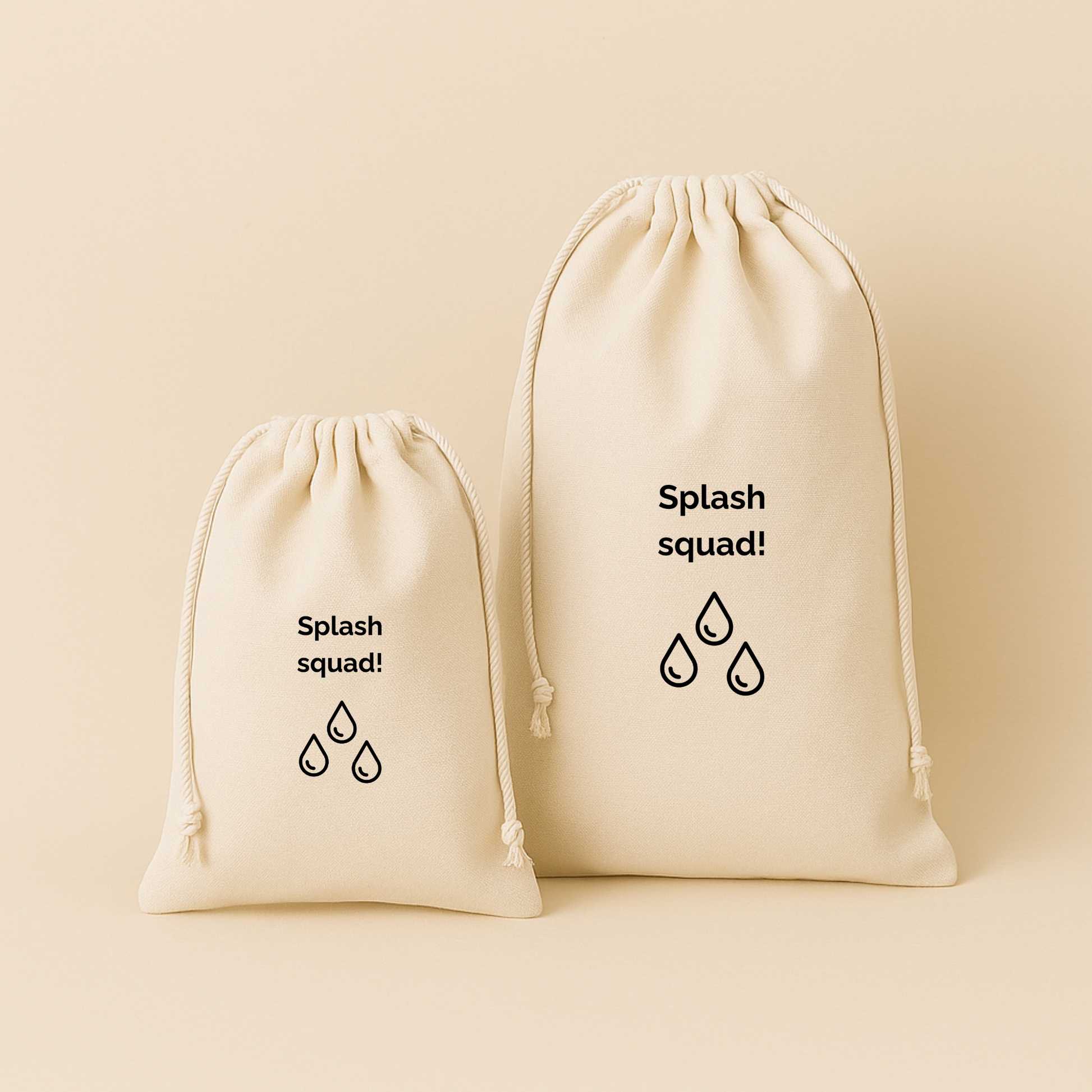 Gym- en zwemtas / Bewaarzak – stijlvol & praktisch (lettertype Raleway)