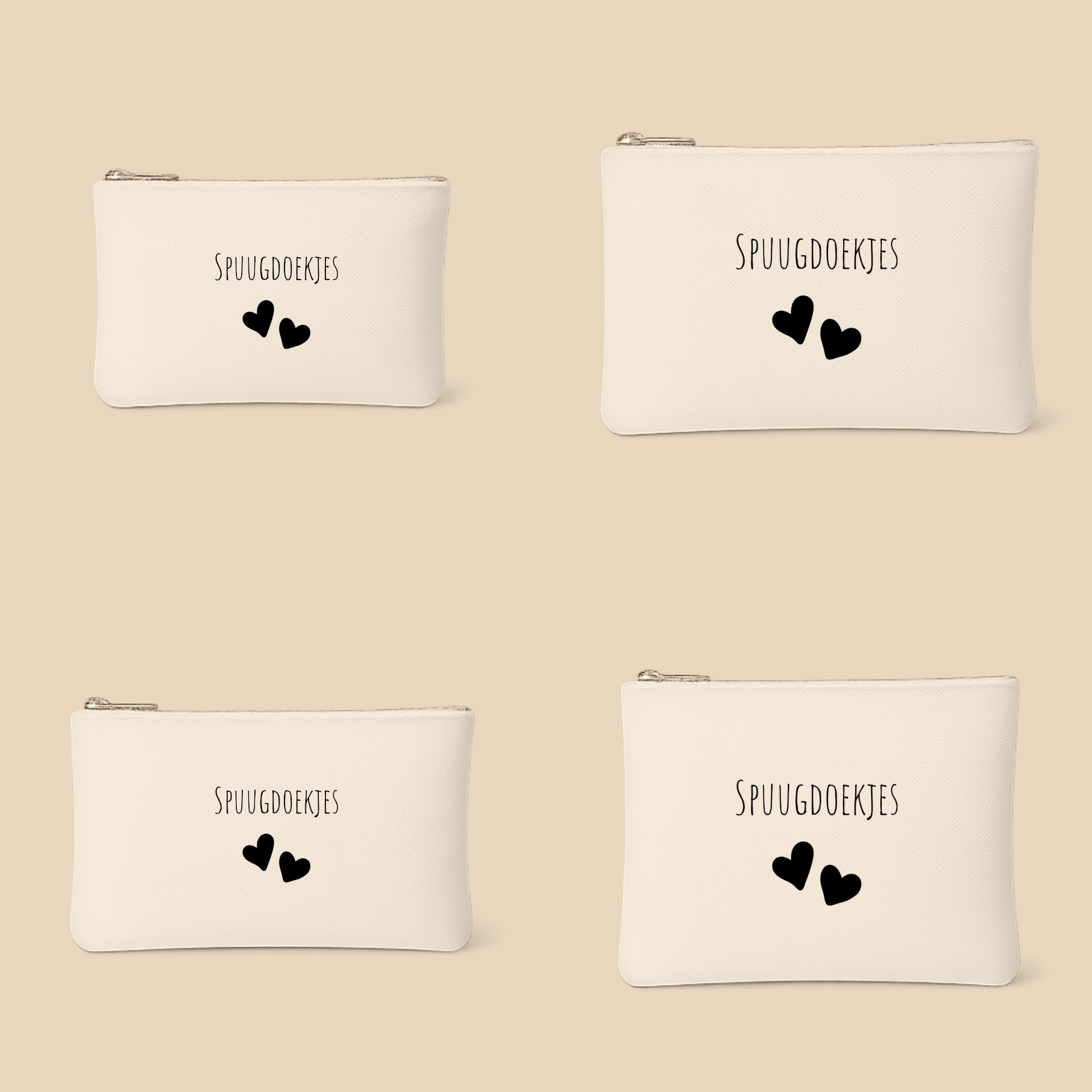 Etui zonder blok – persoonlijk bewaaretui voor mama & baby (lettertype Amatic SC)