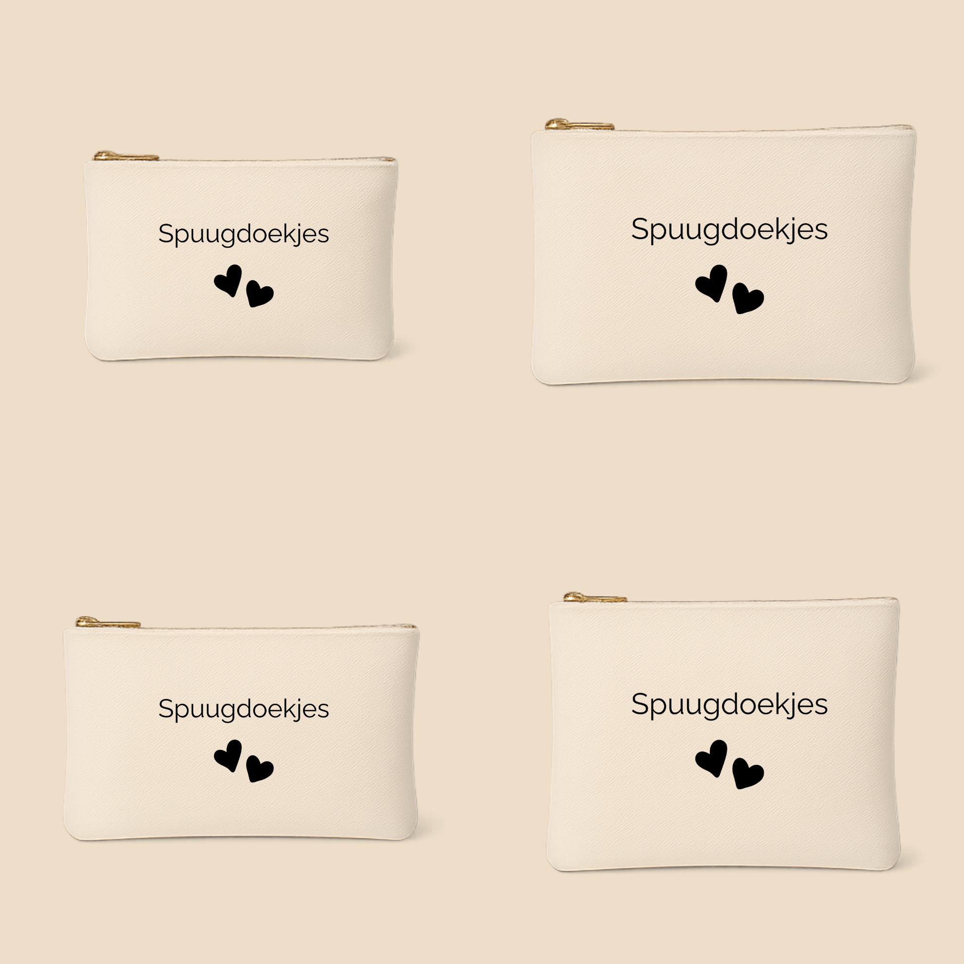 Etui zonder blok – persoonlijk bewaaretui voor mama & baby (lettertype Raleway)