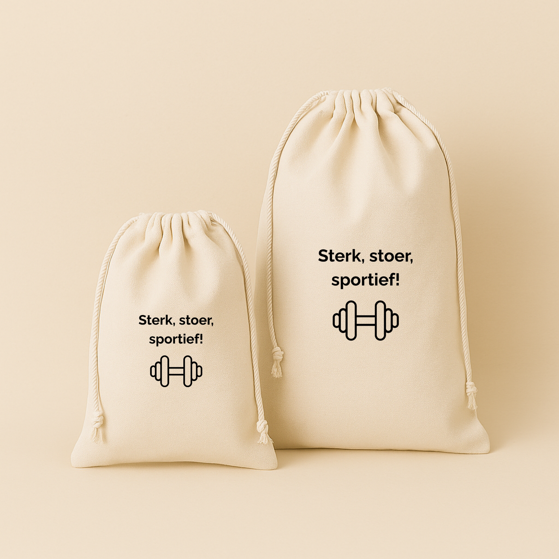 Gym- en zwemtas / Bewaarzak – stijlvol & praktisch (lettertype Raleway)