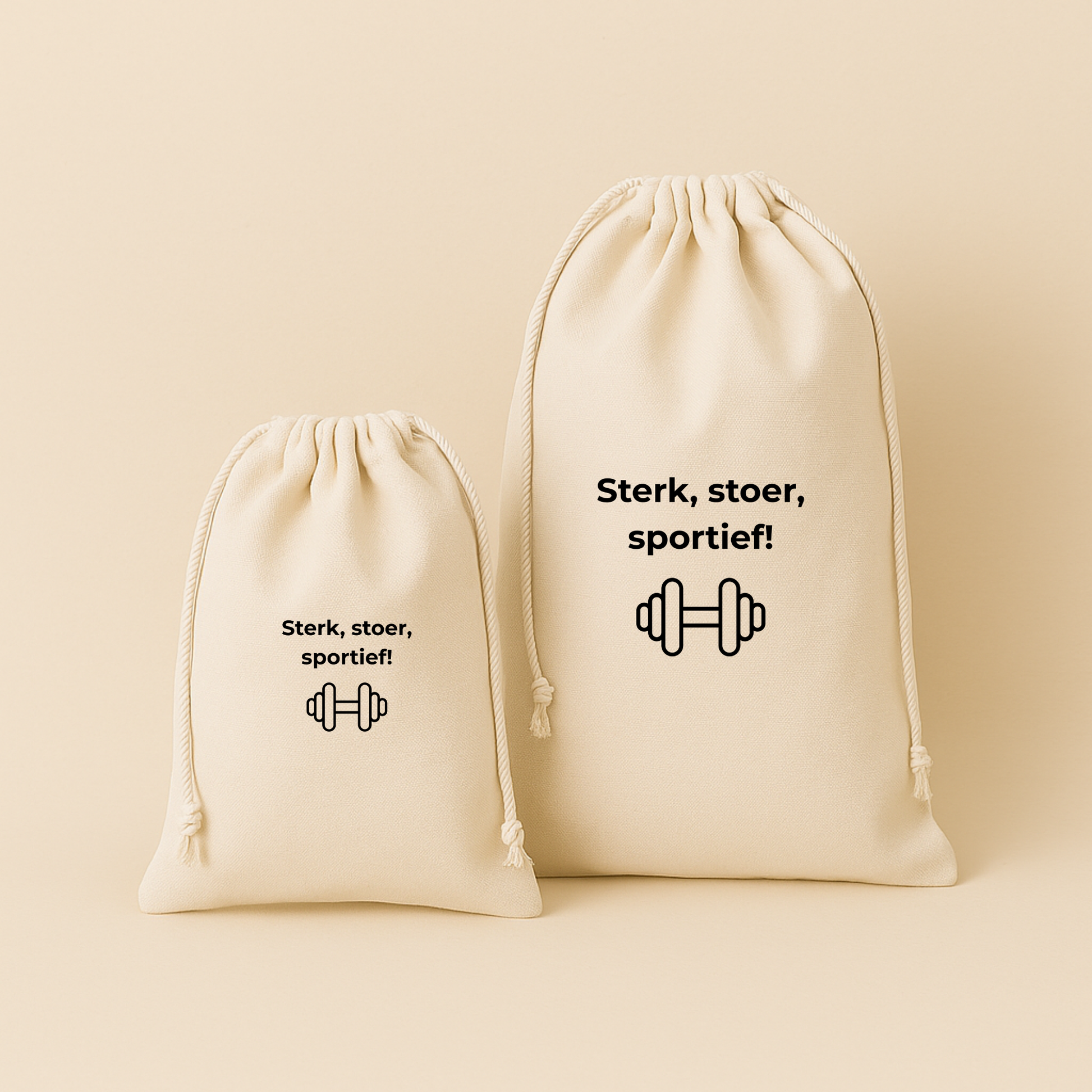 Gym- en zwemtas / Bewaarzak – persoonlijk & multifunctioneel (lettertype Montserrat)