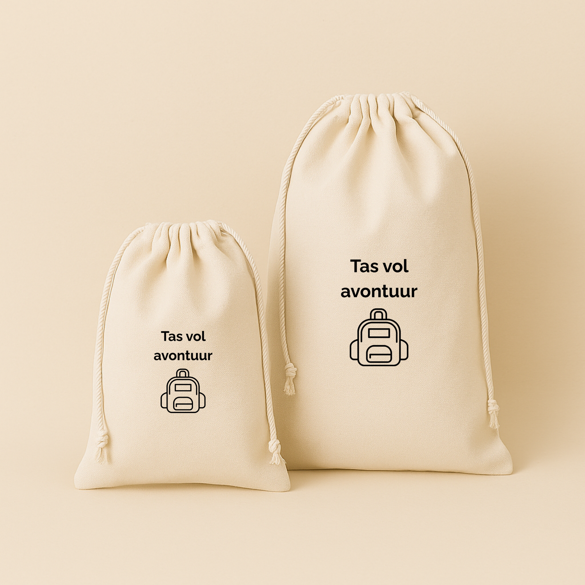 Gym- en zwemtas / Bewaarzak – stijlvol & praktisch (lettertype Raleway)