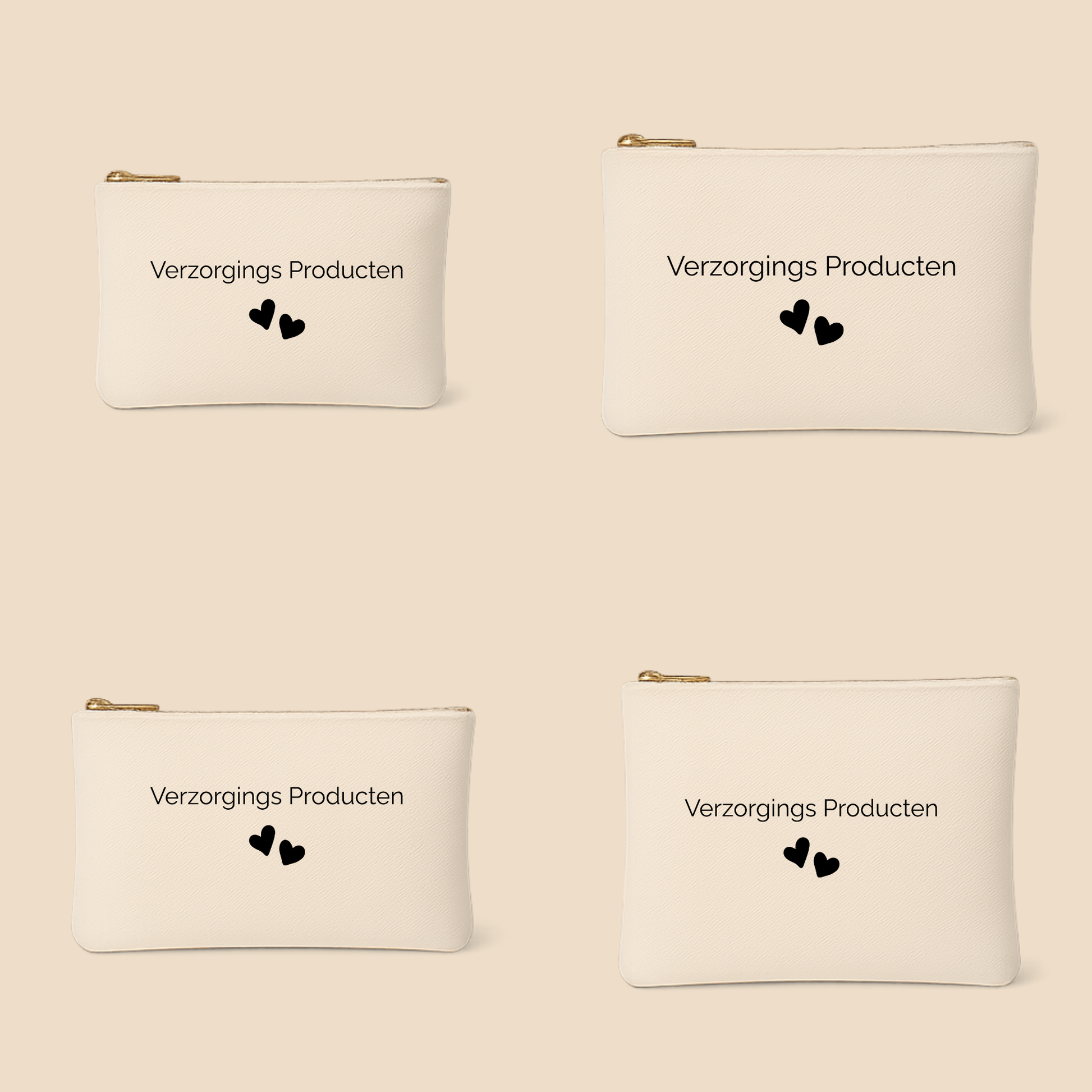 Etui zonder blok – persoonlijk bewaaretui voor mama & baby (lettertype Raleway)