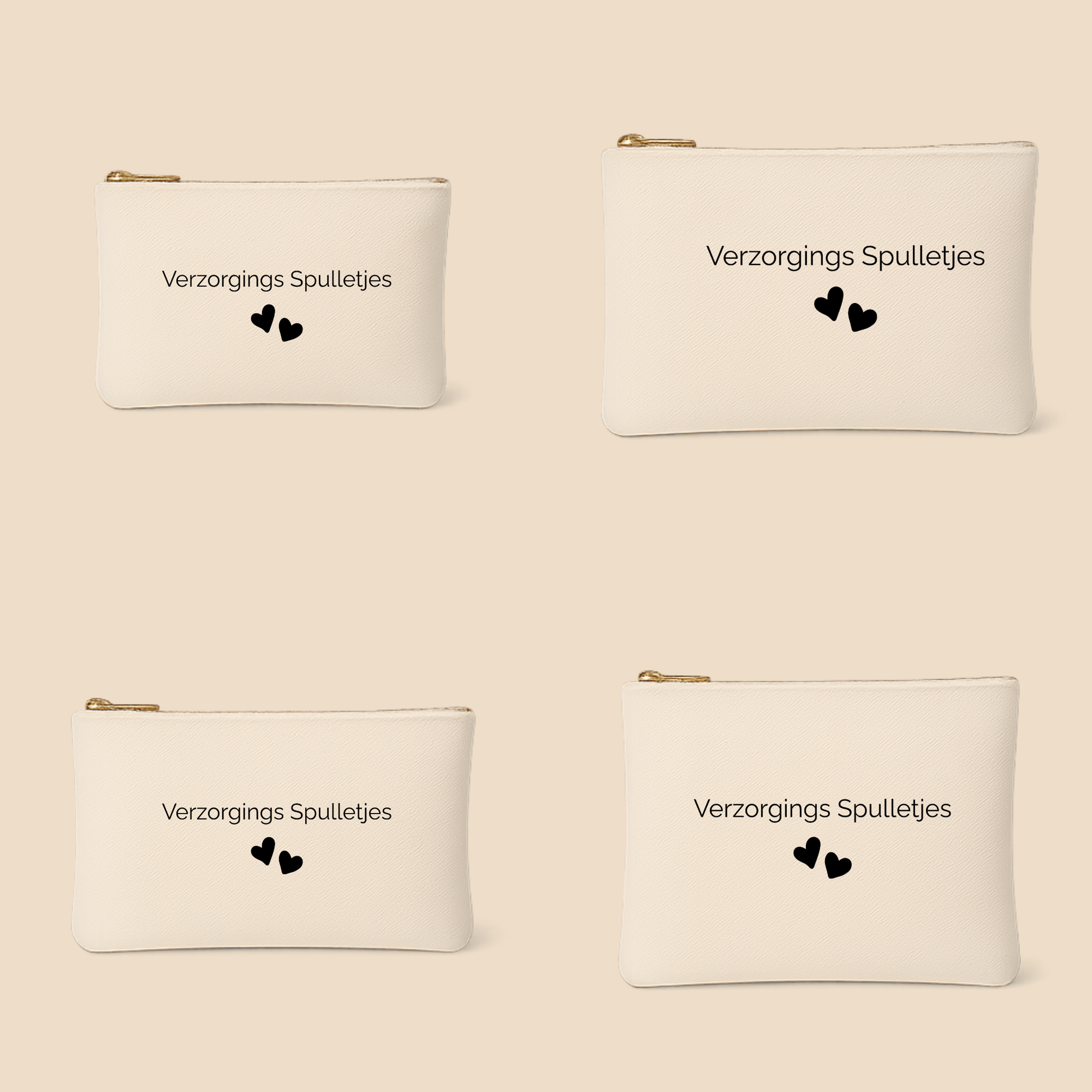 Etui zonder blok – persoonlijk bewaaretui voor mama & baby (lettertype Raleway)