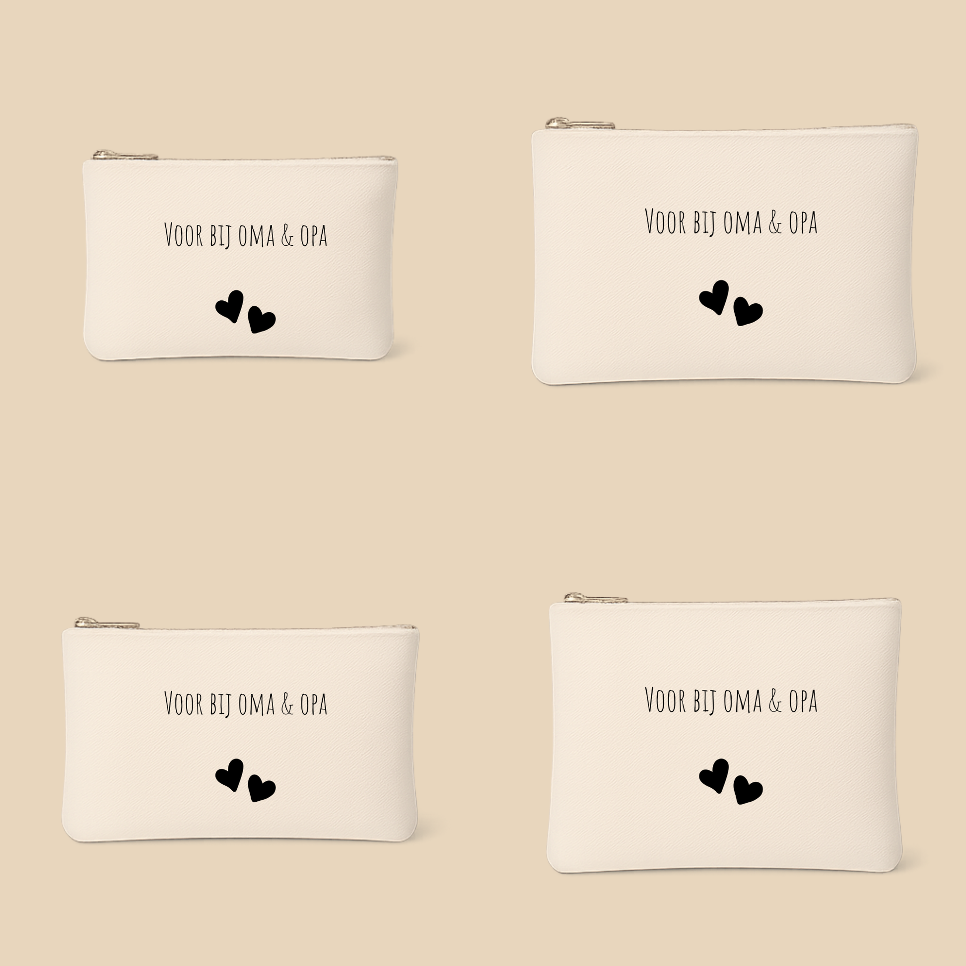 Etui zonder blok – persoonlijk bewaaretui voor mama & baby (lettertype Amatic SC)