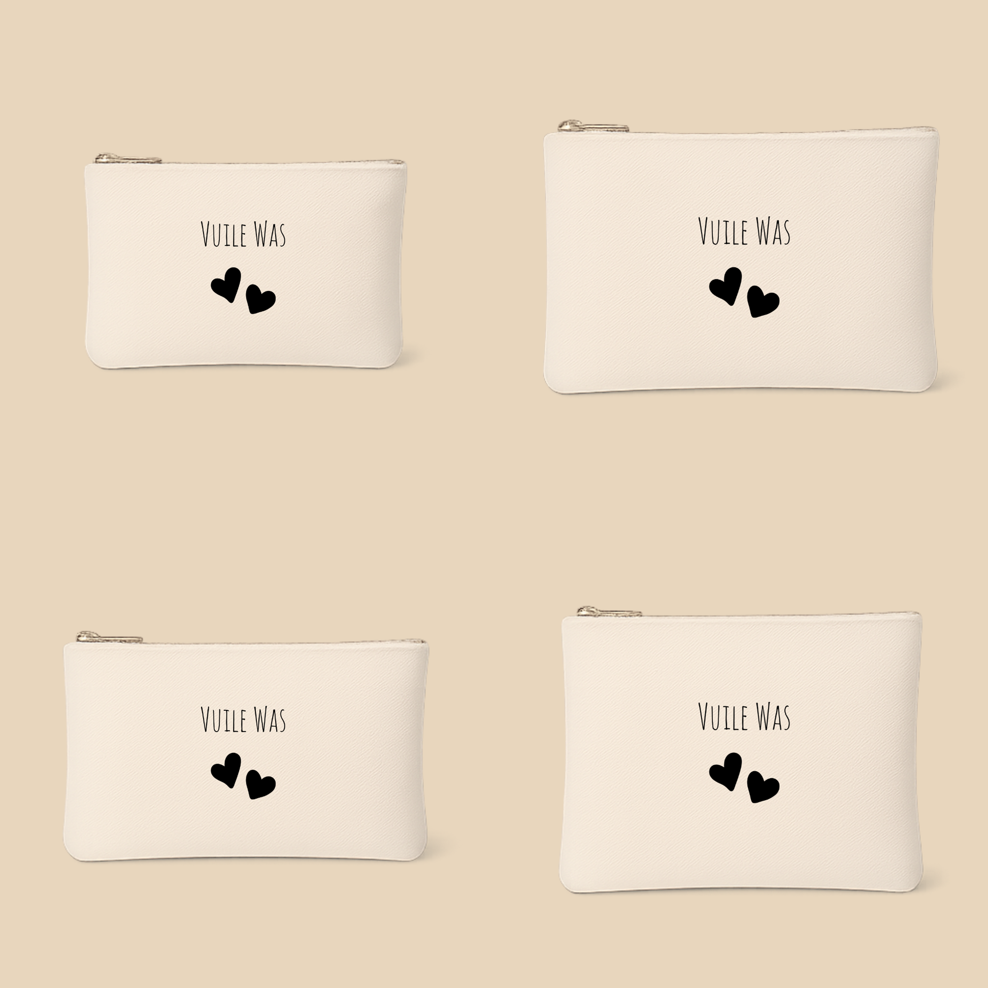 Etui zonder blok – persoonlijk bewaaretui voor mama & baby (lettertype Amatic SC)