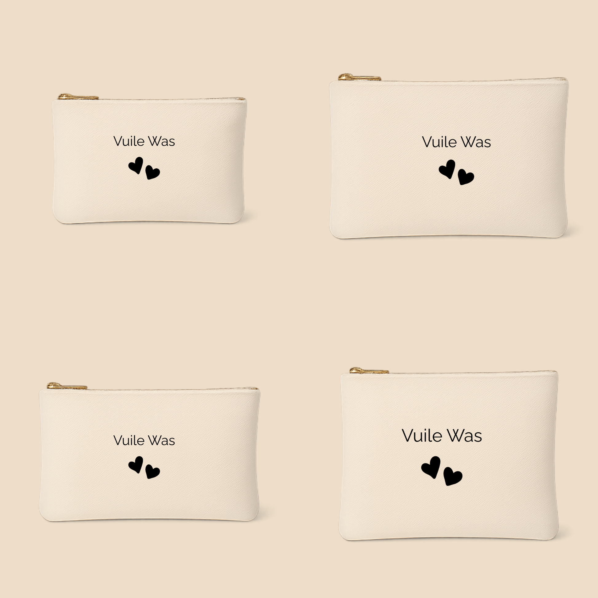 Etui zonder blok – persoonlijk bewaaretui voor mama & baby (lettertype Raleway)