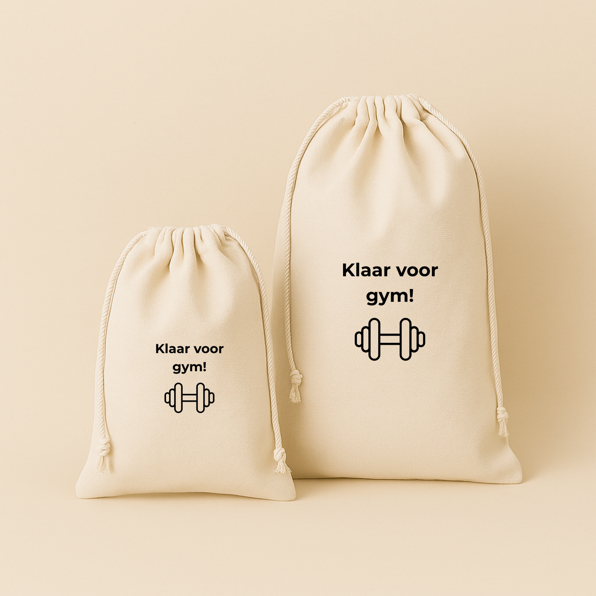 Gym- en zwemtas / Bewaarzak – persoonlijk & multifunctioneel (lettertype Montserrat)